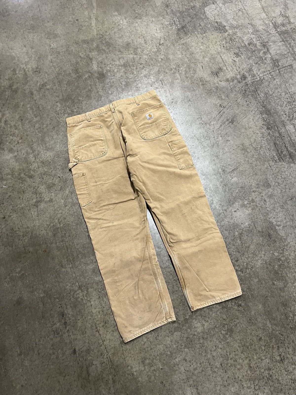 Carhartt × Vintage Carhartt double knee cargo pants skater baggy hype rare Size US 36 / EU 52 - 5 Thumbnail