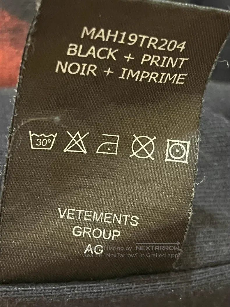 Vetements VETEMENTS Printed Two-Way Wear Long Sleeve Size US XS / EU 42 / 0 - 6 Thumbnail