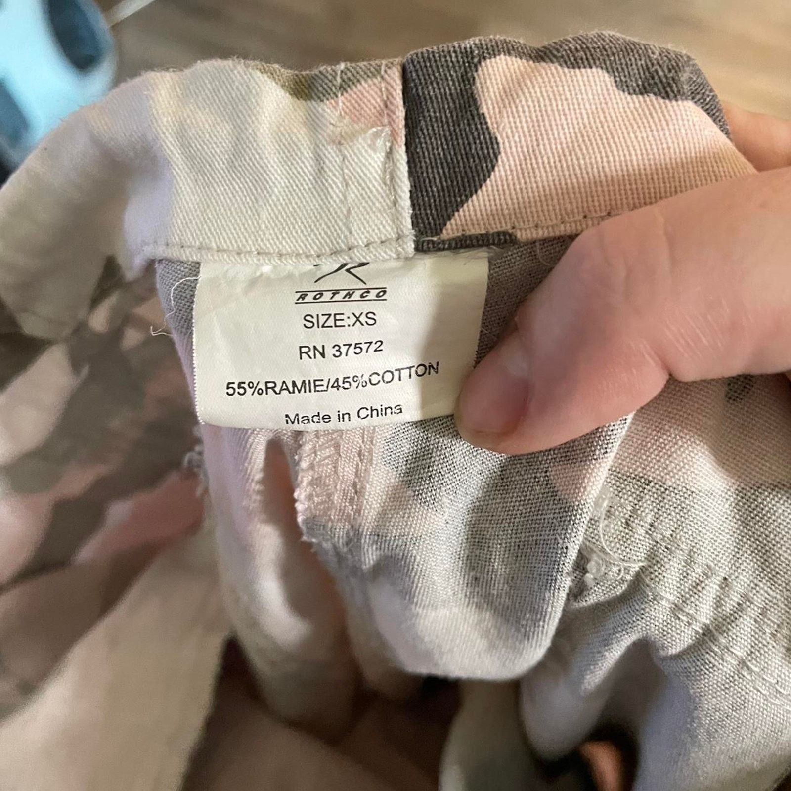 Rothco Rothco pink and green llow-rise camo cargo pants Size 26" / US 2 / IT 38 - 3 Thumbnail