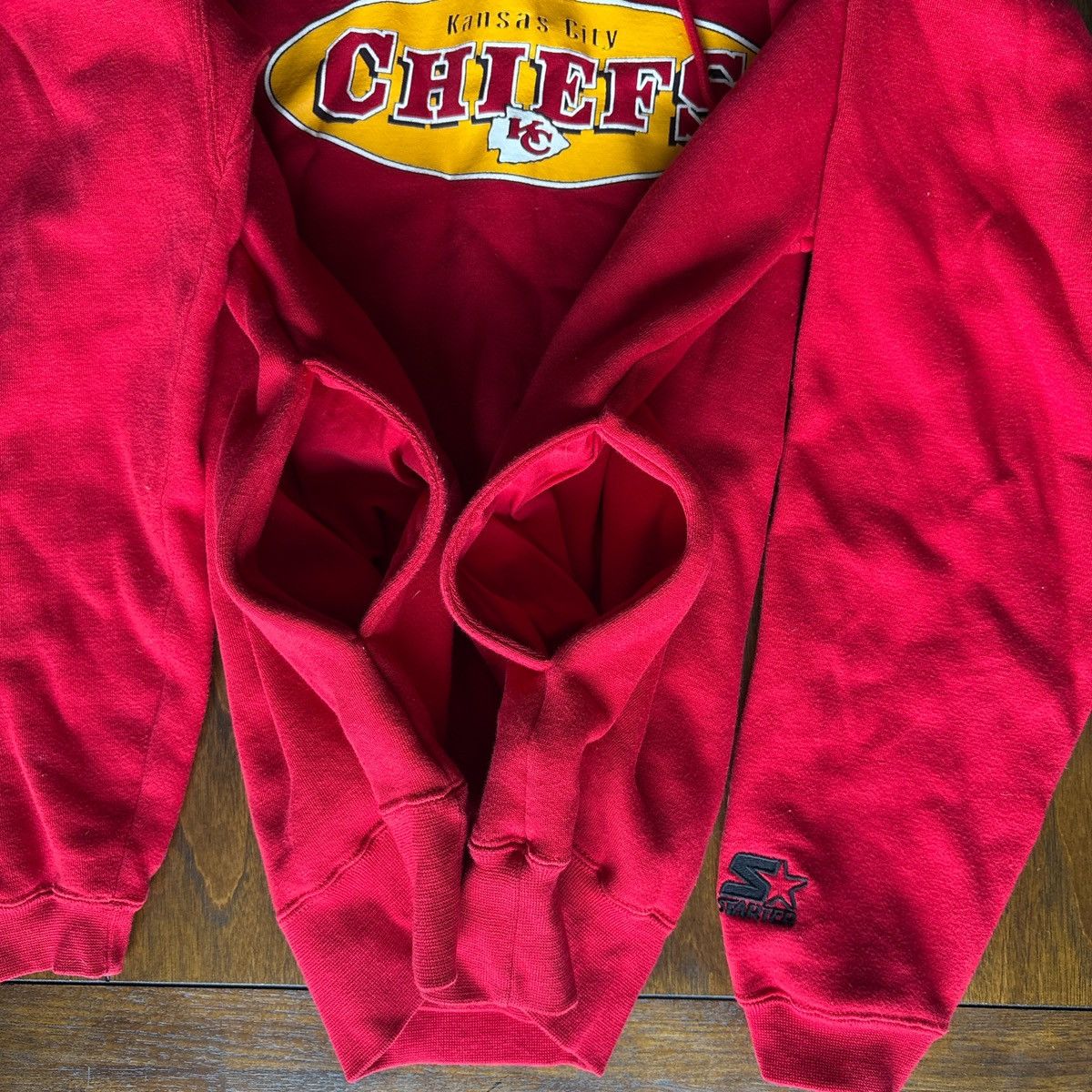 Starter Vintage starter chiefs hoodie Size US L / EU 52-54 / 3 - 5 Thumbnail