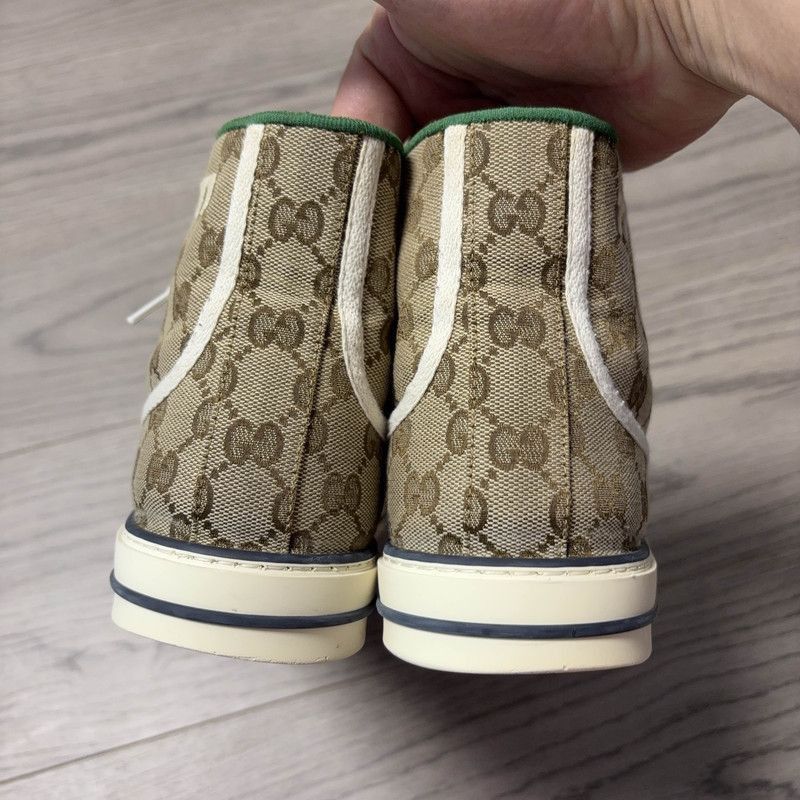 Gucci Gucci 1977 High-Top Canvas Sneakers for Men - Size US 10.5 / EU 43-44 - 3 Thumbnail