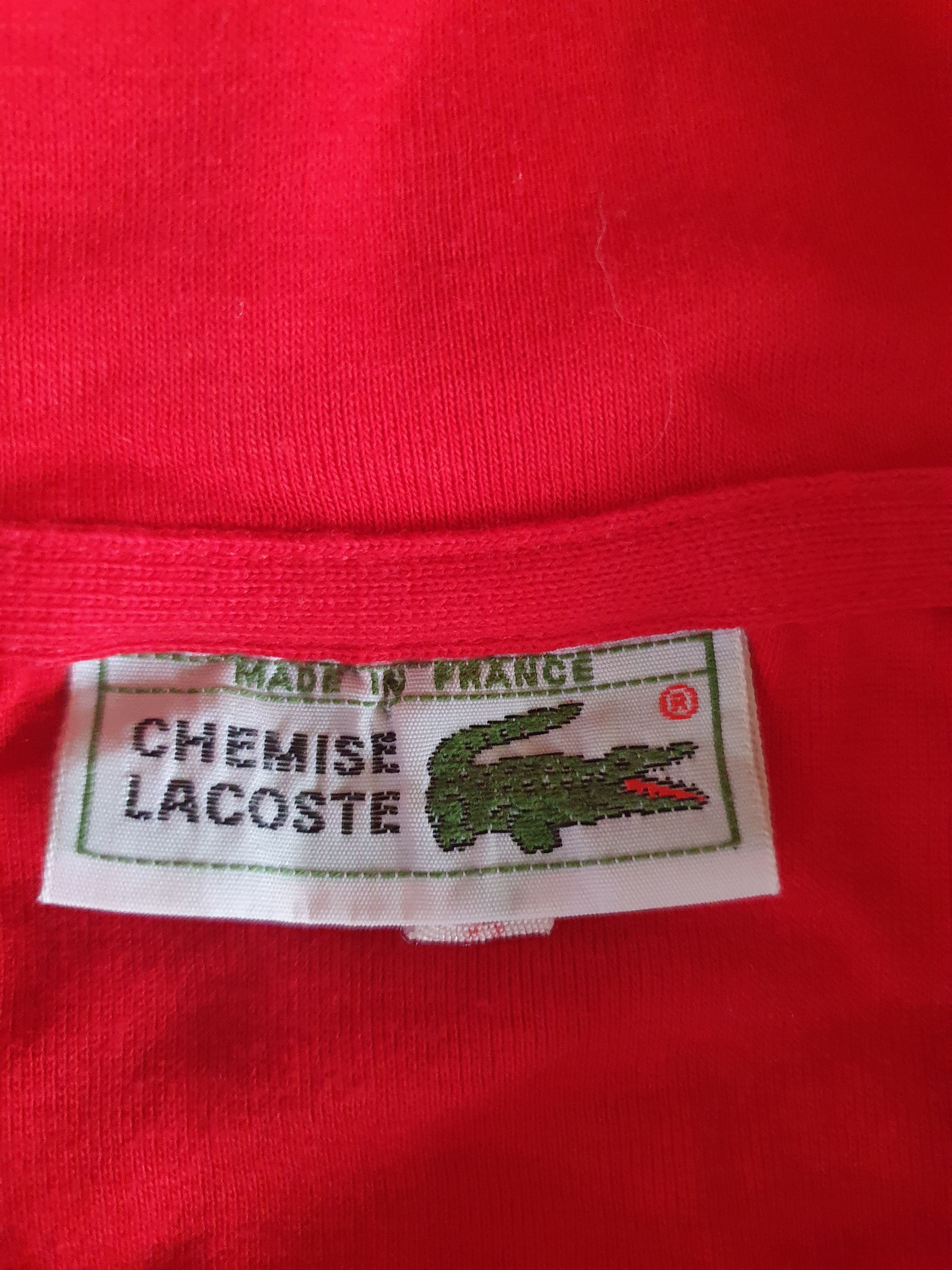 Lacoste Lacoste Chemise Vtg 1/4 zip Long Sleeve polo sz S Size US S / EU 44-46 / 1 - 8 Thumbnail