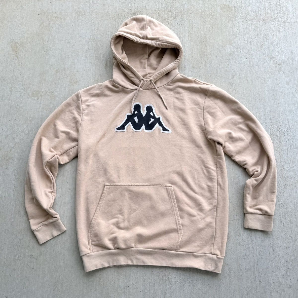 Kappa Kappa Hoodie Men Size XL Pullover Tan Sweatshirt Size US XL / EU 56 / 4 - 1 Thumbnail