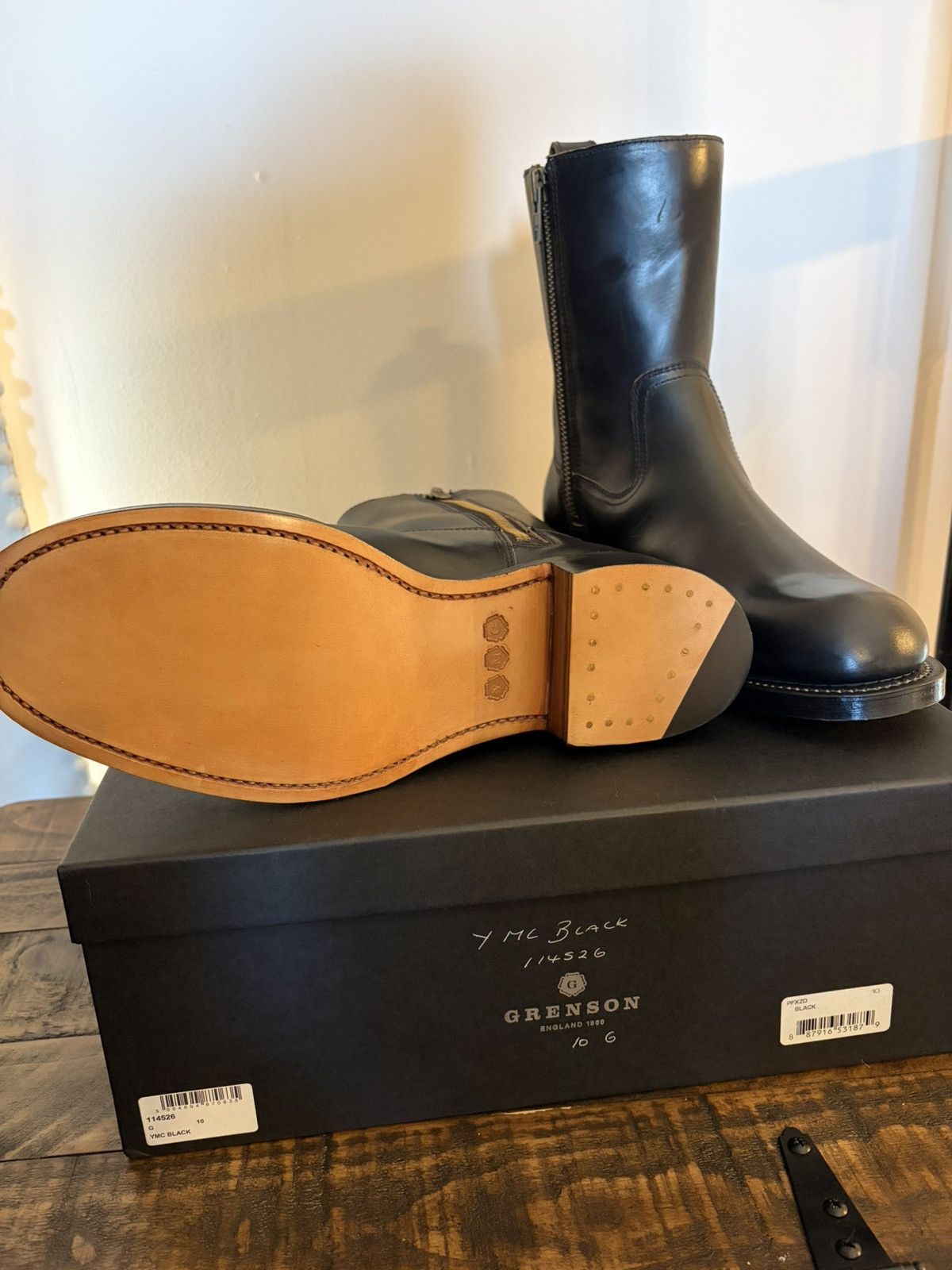 Grenson Grenson X YMC side zip boots Size US 11 / EU 44 - 3 Thumbnail