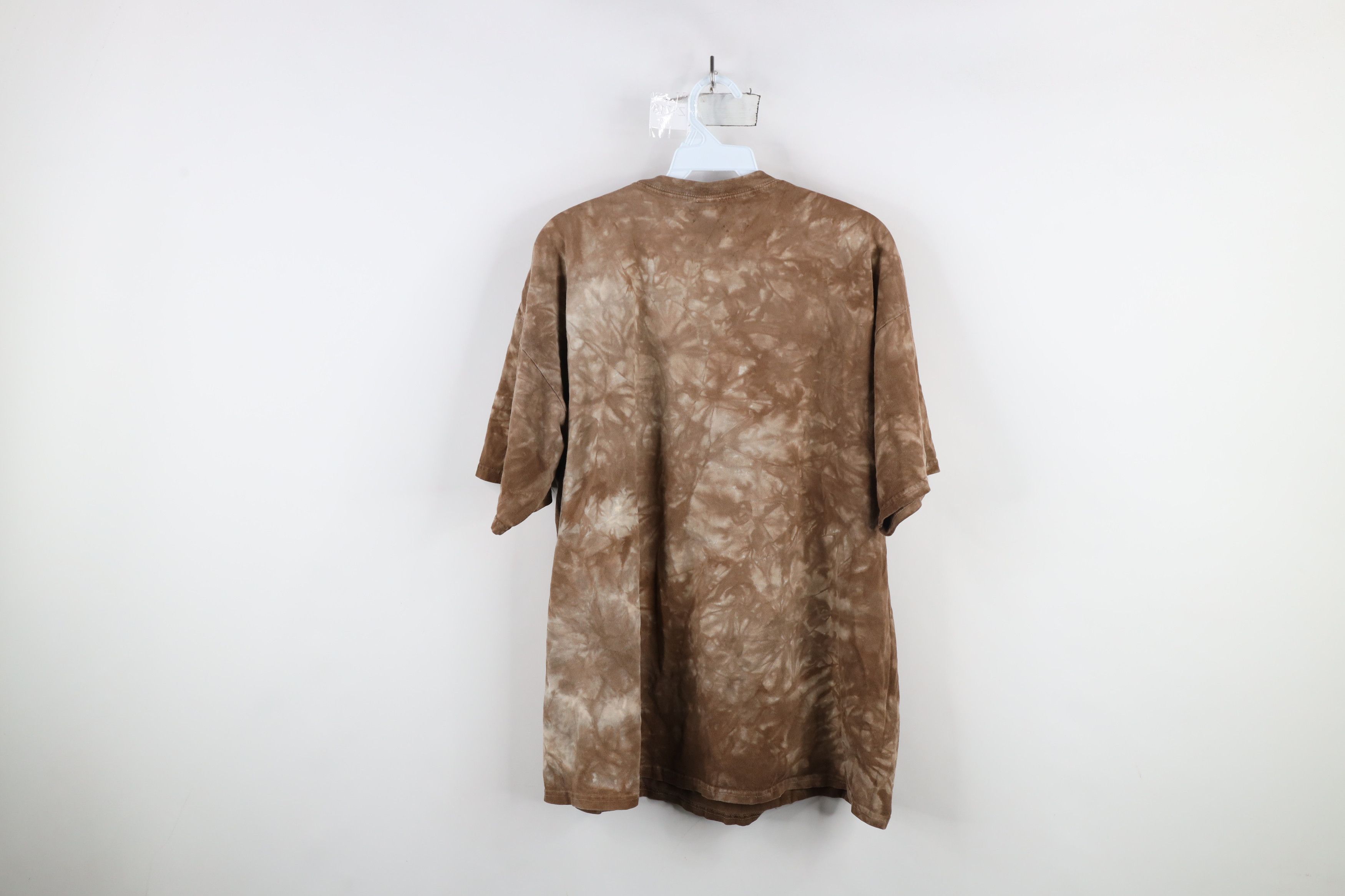 Vintage Vintage 90s Y2K Streetwear Equestrian Wash T-Shirt Brown Size US XL / EU 56 / 4 - 11 Thumbnail