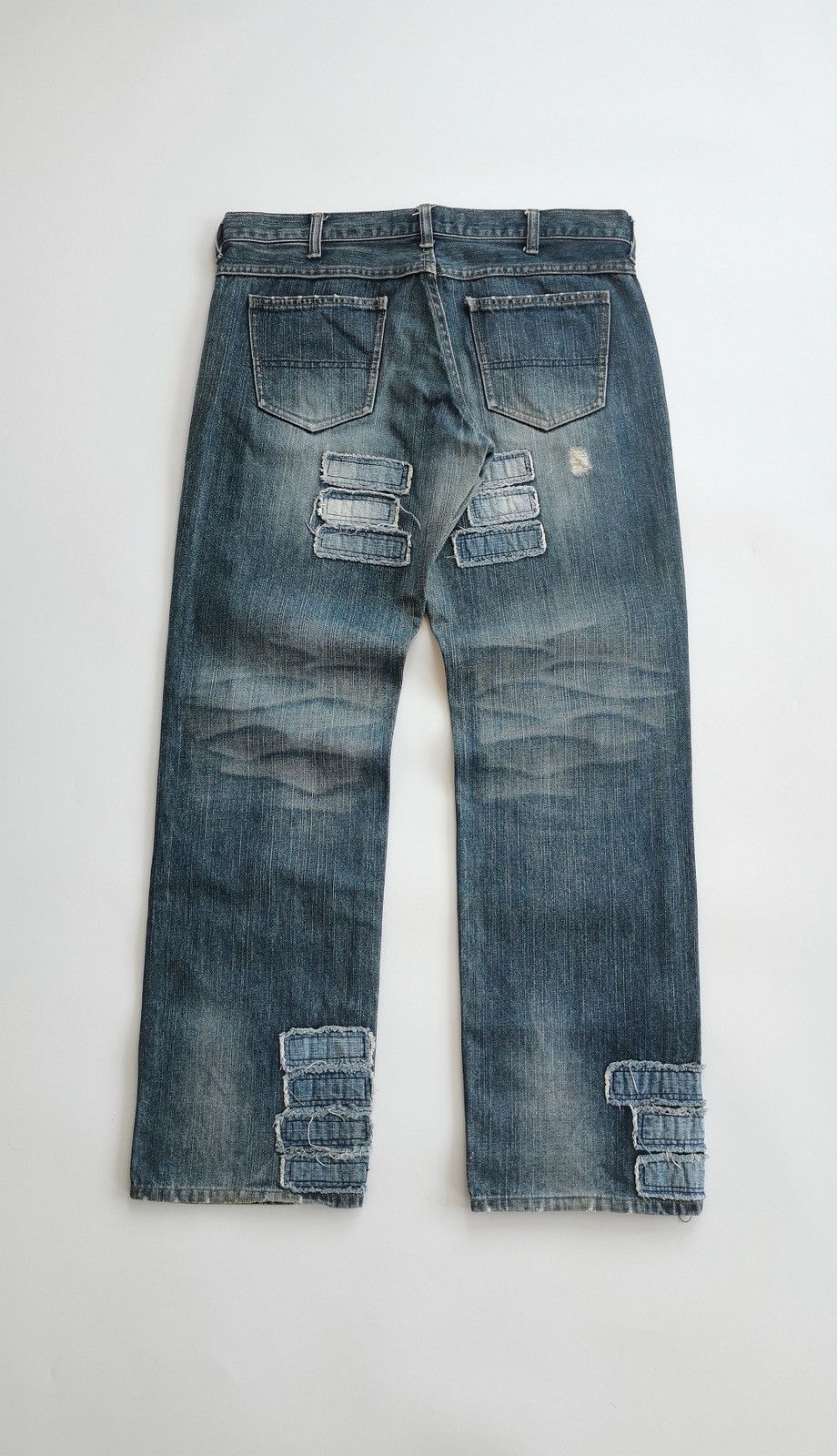 Kapital Texas Rose Patchwork Detailed Concentrate Distressed Jeans Size US 32 / EU 48 - 7 Thumbnail