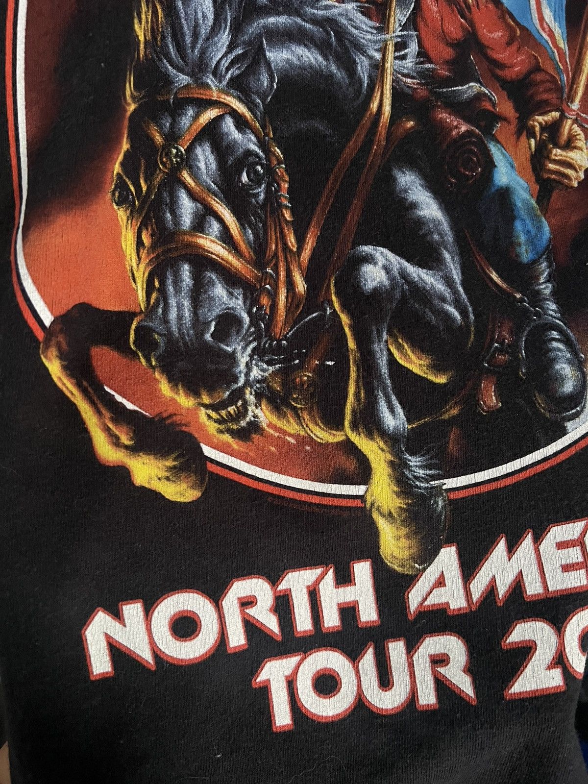 Band Tees 2012 Iron Maiden England North American Tour UK Knight Tee Size US M / EU 48-50 / 2 - 4 Thumbnail
