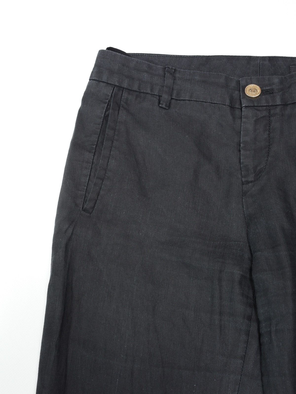 Gucci Gucci Hemp Silk Washed Black Pants Trousers Size 26" / US 2 / IT 38 - 4 Thumbnail