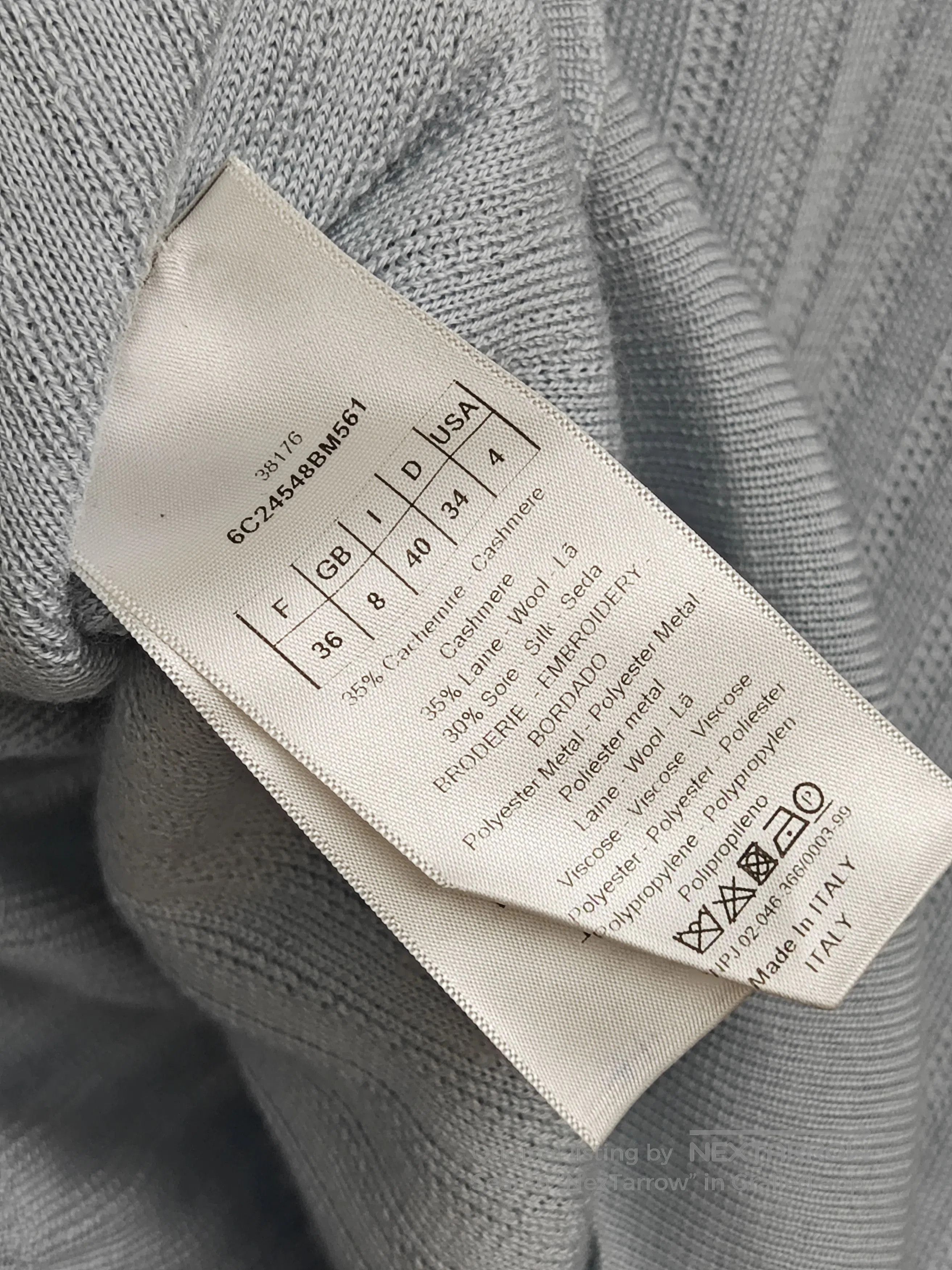 Dior dior light blue badge sweater. Size M / US 6-8 / IT 42-44 - 6 Thumbnail