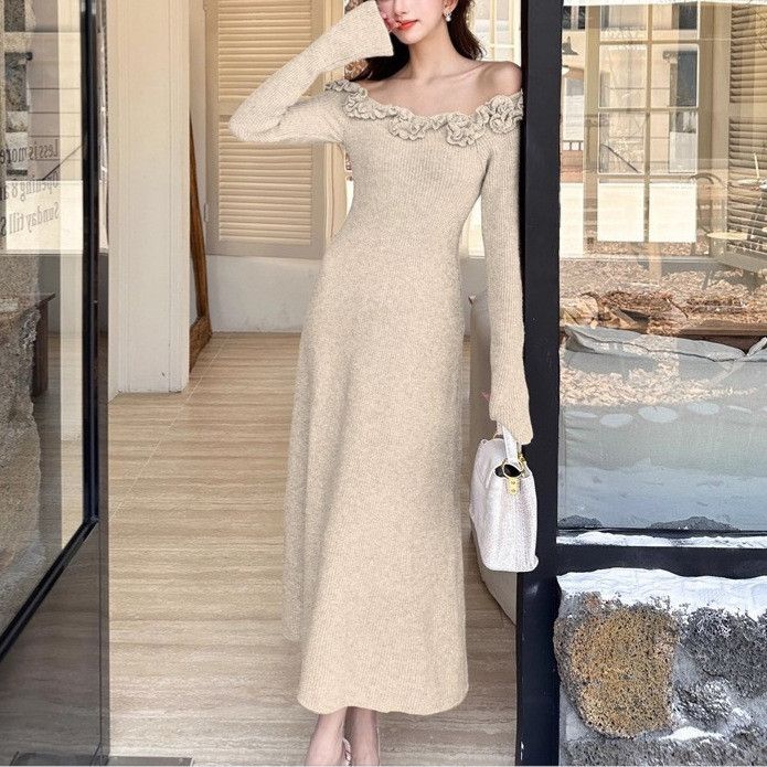 Other Classic Style French Style Flower Sweater Women's Dress Size ONE SIZE - 5 Thumbnail