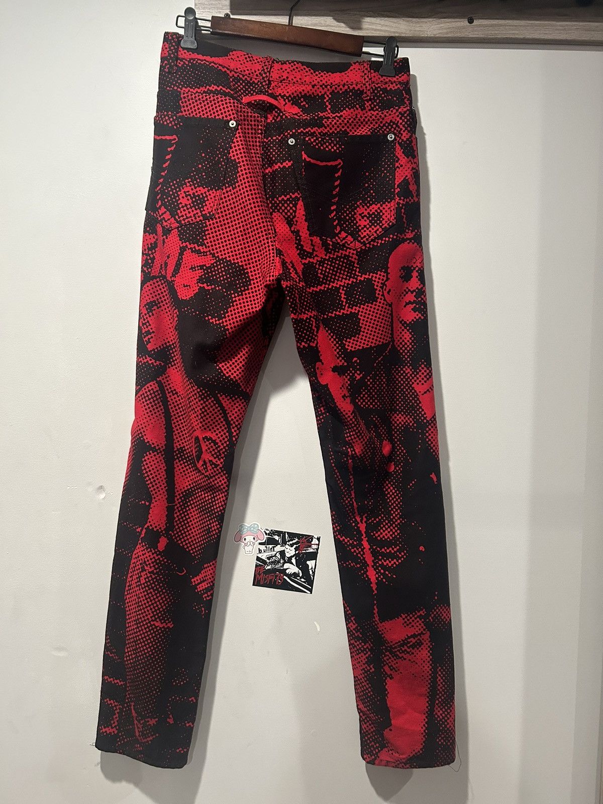 Supreme Supreme Jean Paul Gaultier Fuck Racism Jeans Red | Grailed