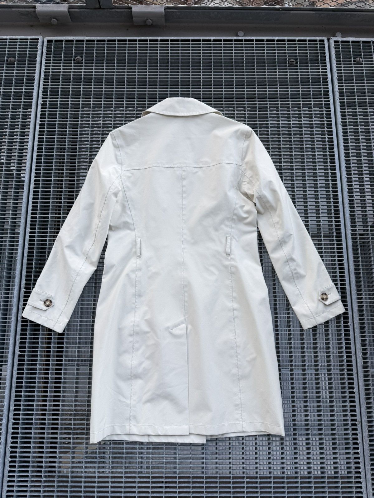 Prada Prada Double Breasted Wind Stopper Waterproof Coat Size L / US 10 / IT 46 - 23 Thumbnail