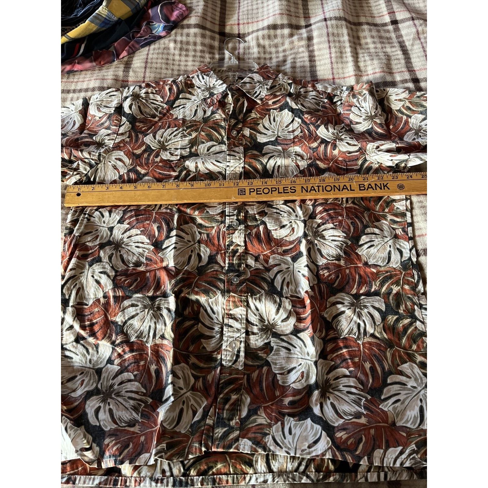 Other Malihini VTG Mens L White Red Monstera Cotton Hawaiian Shirt Size US L / EU 52-54 / 3 - 11 Thumbnail