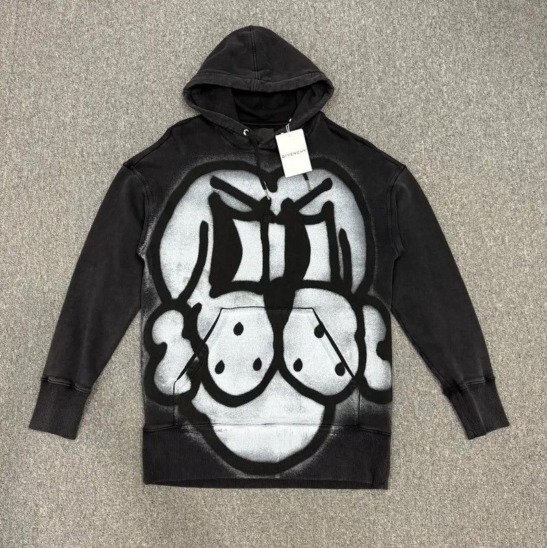 Givenchy Givenchy Black Cotton Men's Hoodie 0089 Size US M / EU 48-50 / 2 - 1 Thumbnail