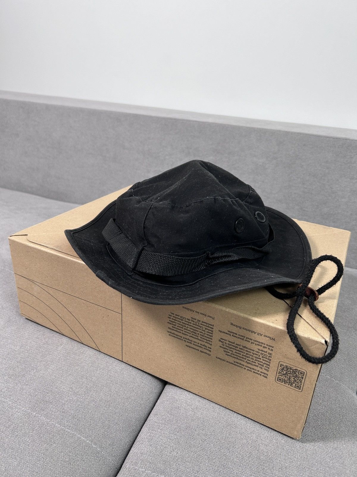 Other Military Boonie Bucket Hat Black Size ONE SIZE - 2 Thumbnail