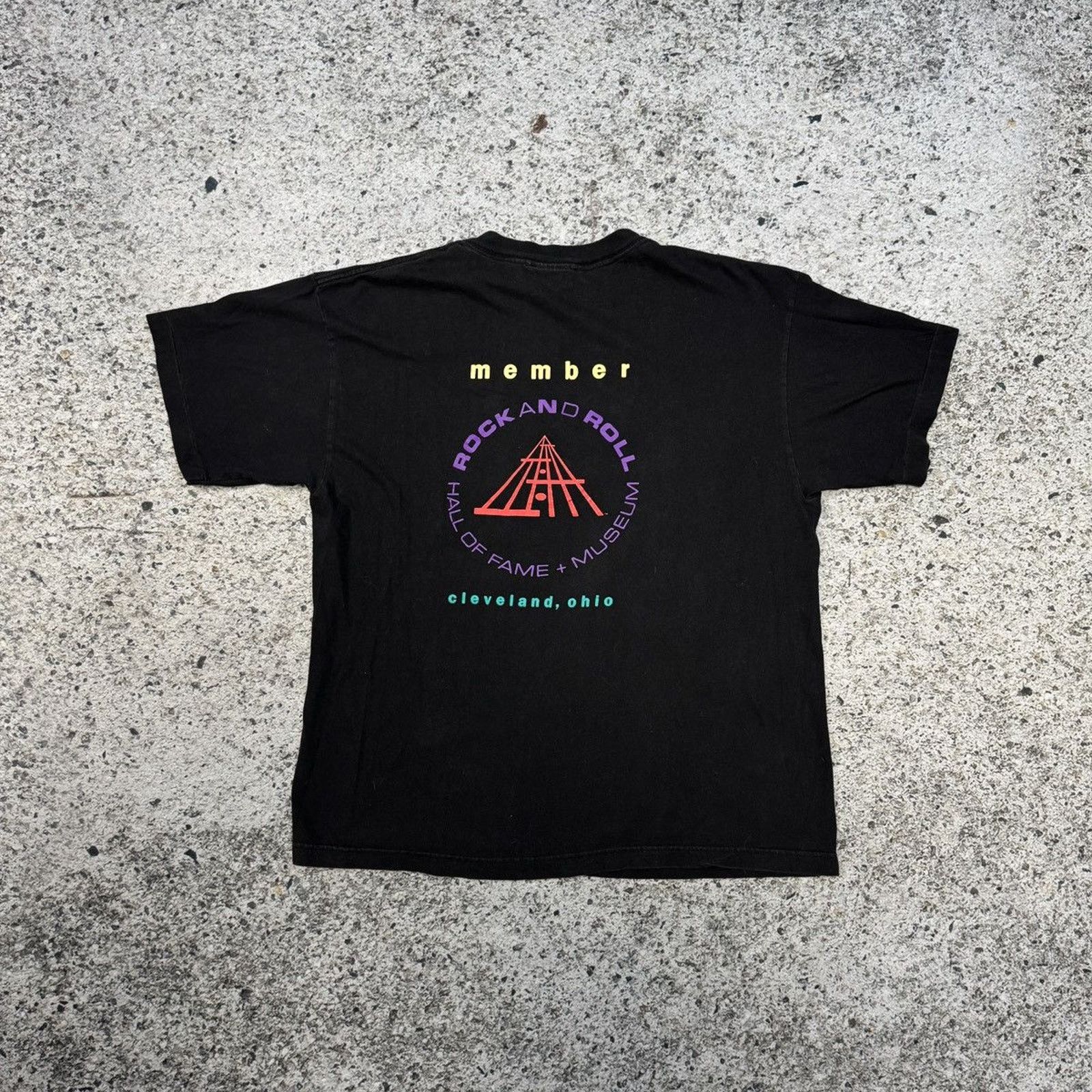 Vintage 90s Rock & Roll Hall of Fame Tee Shirt