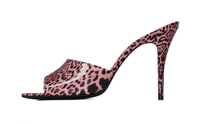 Saint Laurent Paris o1bcso1str1124 La 16 Mules in Leopard Size US 8 / IT 38 - 1 Thumbnail