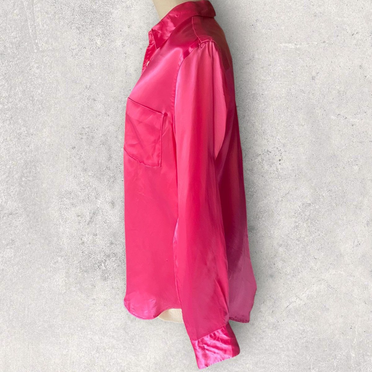 Comme des Garcons Vintage 1999 Rayon Pink Shirt Size M / US 6-8 / IT 42-44 - 2 Thumbnail