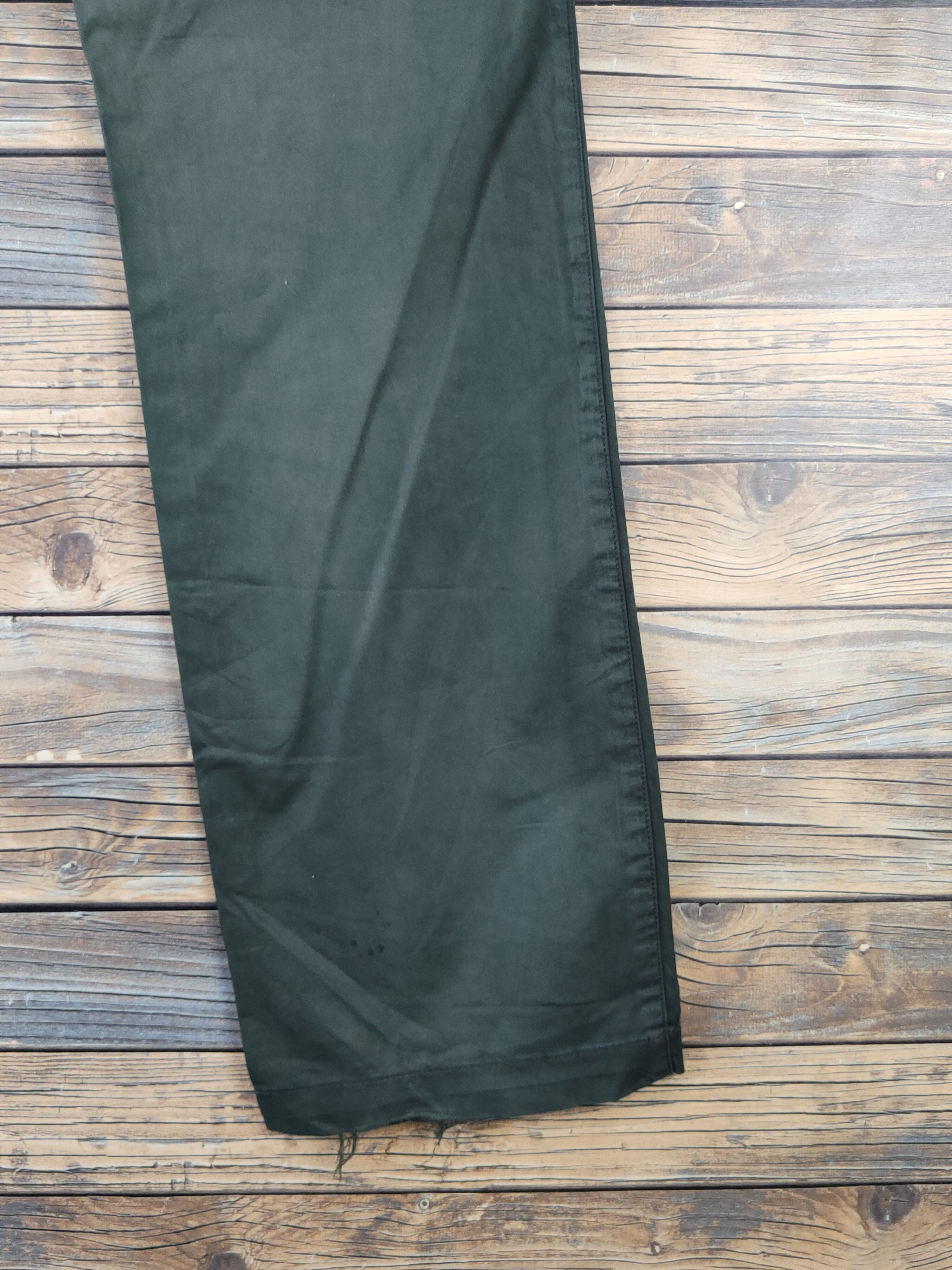 Japanese Brand DLL Uniqlo Green Multipocket Tactical Cargo Pants #239 Size US 35 - 11 Thumbnail