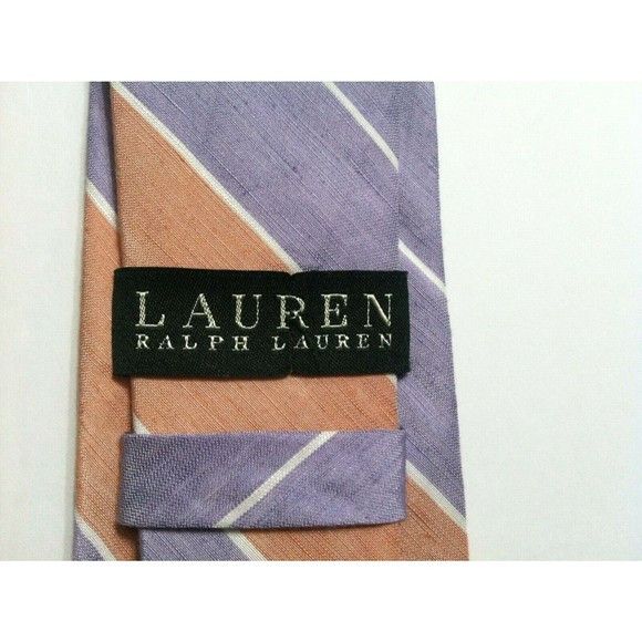 Ralph Lauren RALPH LAUREN MENS NEW 67%LINEN 33%SILK TIE WIDTH:3 1/4" Size ONE SIZE - 2 Thumbnail