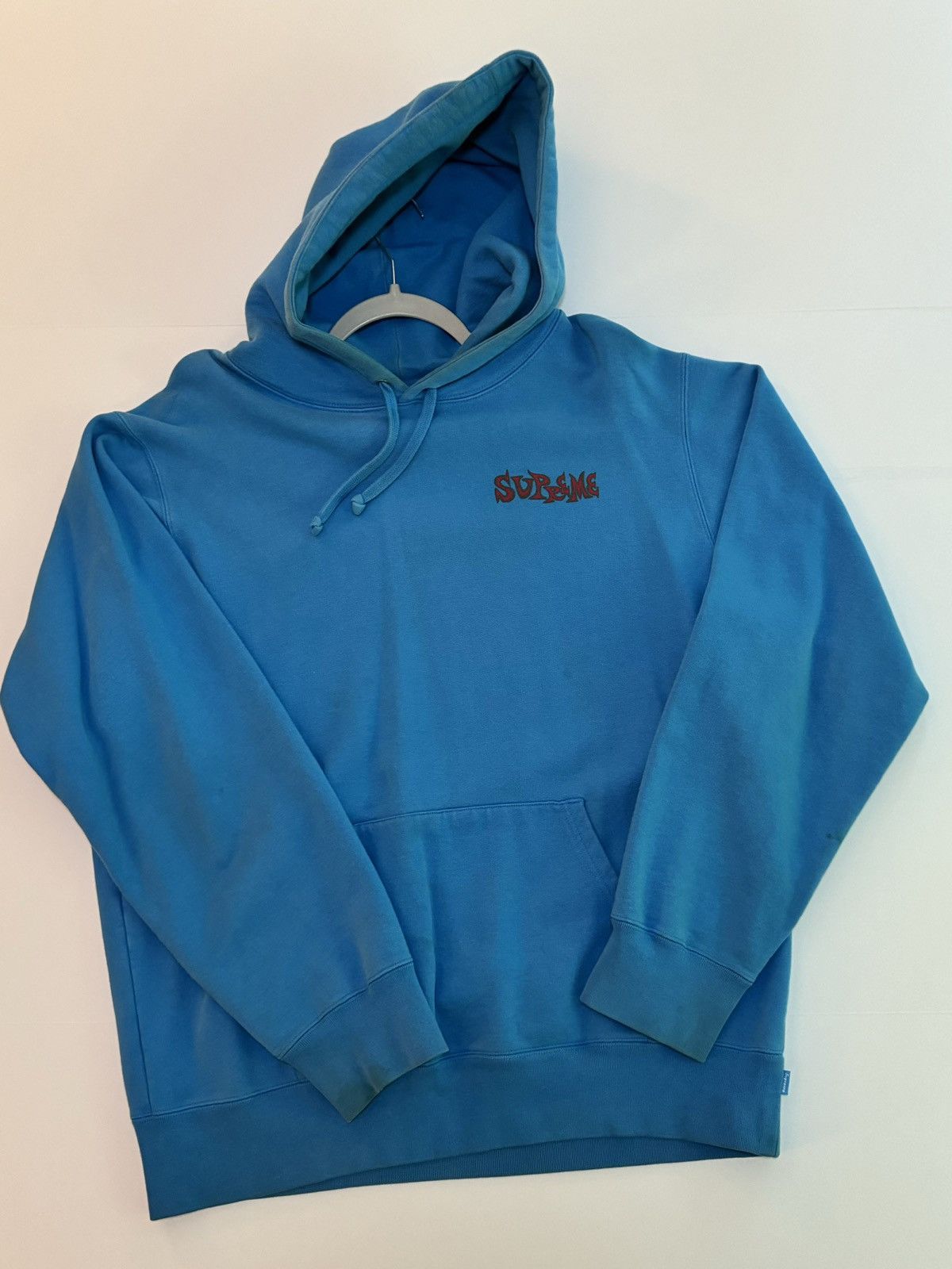 Supreme Blue Art Hoodie Tops