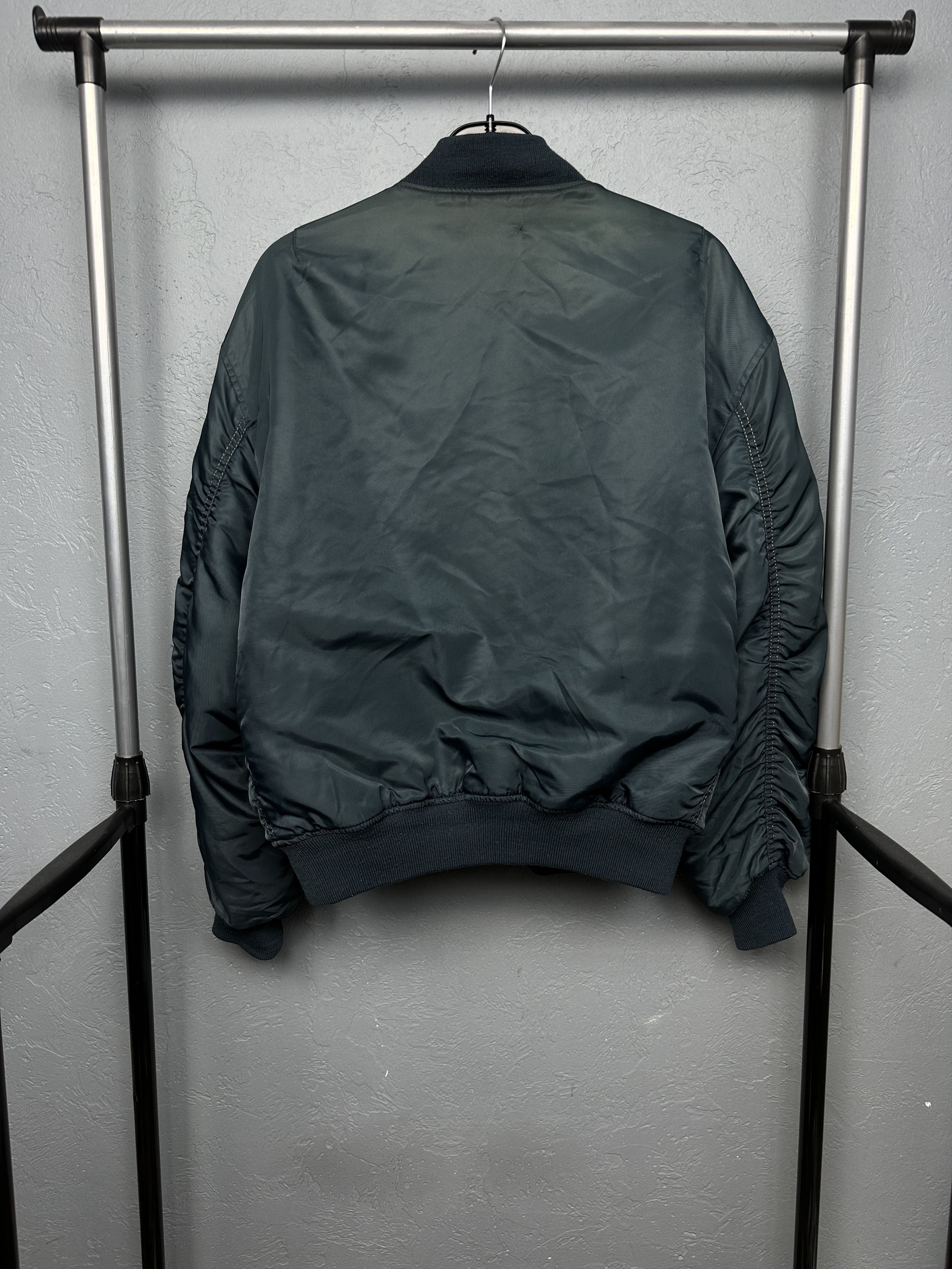 Vintage 90s Vintage MA1 Pilot Nylon Bomber Air Force Jacket Size US XS / EU 42 / 0 - 7 Thumbnail