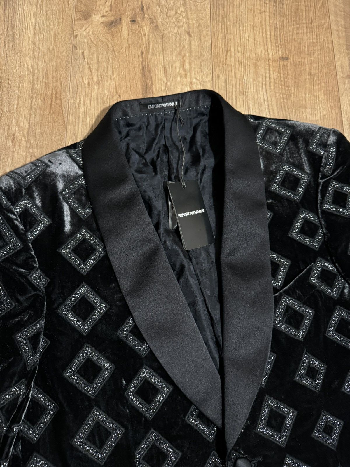 Emporio Armani Emporio Armani Tuxedo, black and silver, Stars collect, 50 Size 50S - 2 Thumbnail