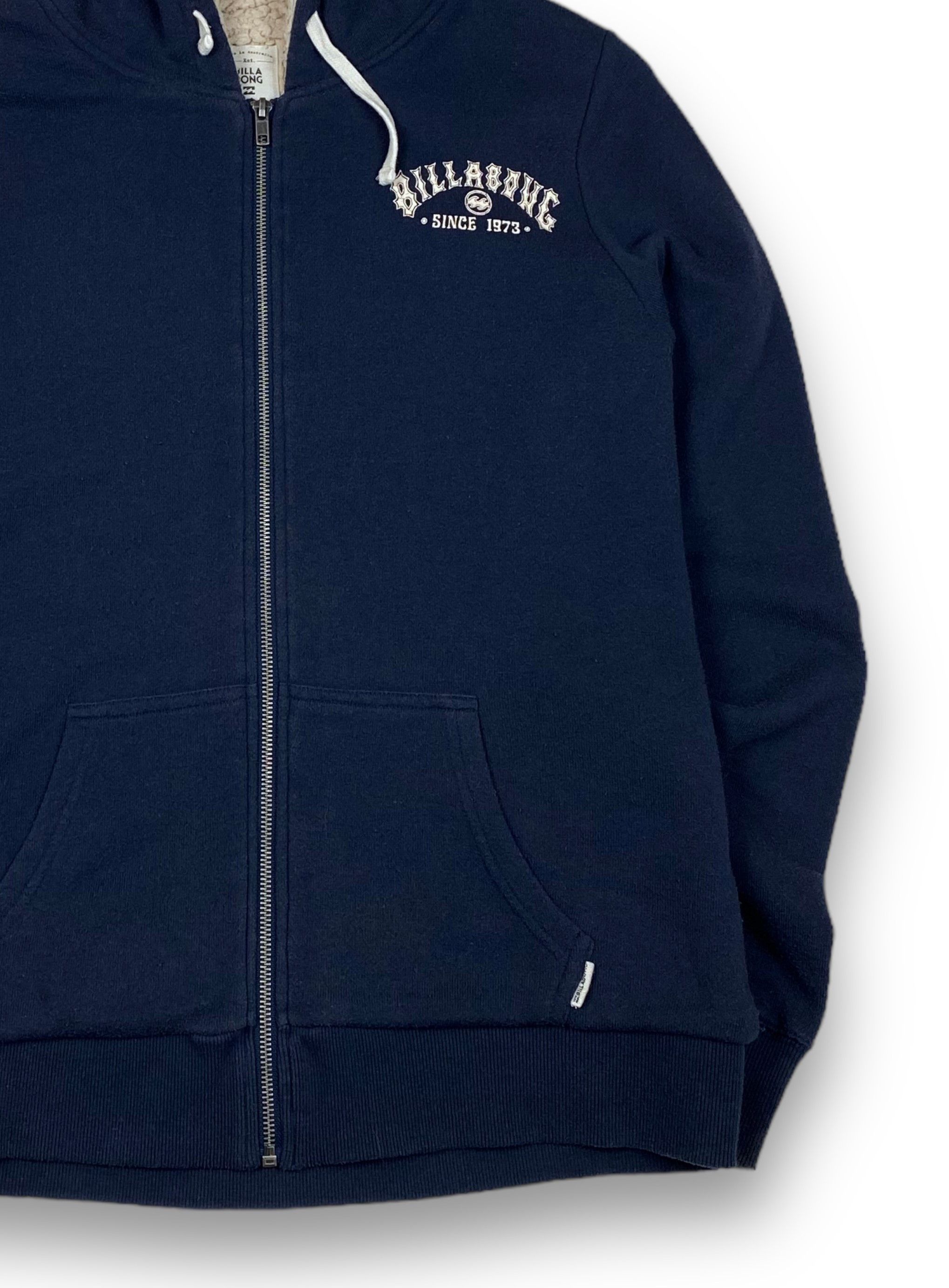 Billabong Vintage BILLABONG Sherpa Zip Big Logo Hoodie M731 Size US M / EU 48-50 / 2 - 3 Thumbnail