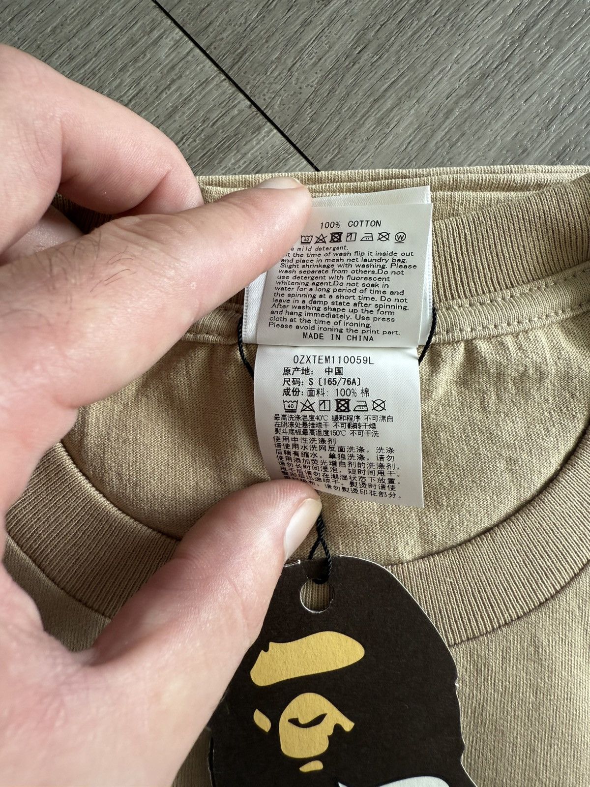Bape Bape Shark tee Size US S / EU 44-46 / 1 - 8 Thumbnail