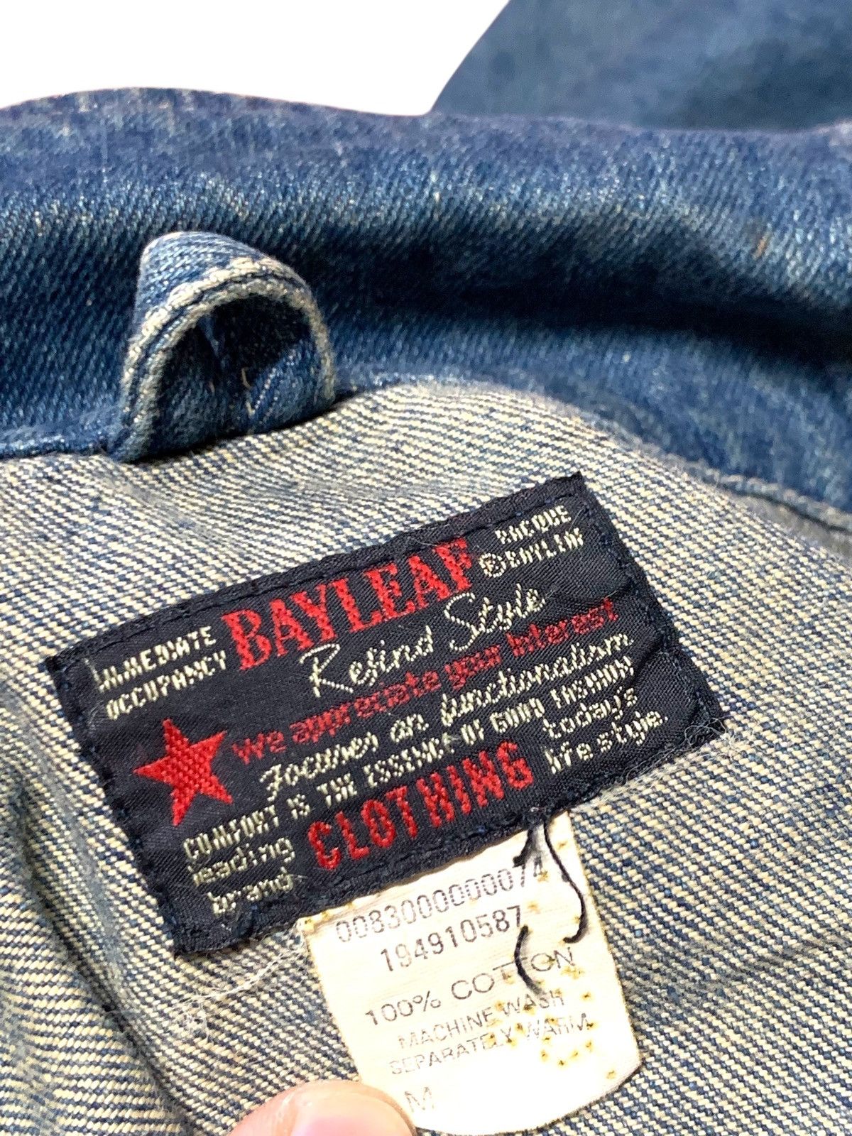 If Six Was Nine Vintage Bayleaf Denim Worker Button Jacket Size US M / EU 48-50 / 2 - 19 Thumbnail