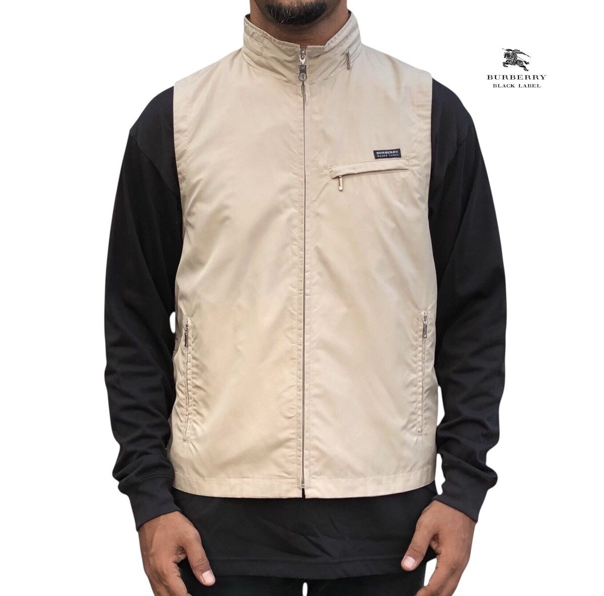 Burberry Burberry Black Label Nylon Vest Jacket With Hoodie Size US M / EU 48-50 / 2 - 1 Thumbnail