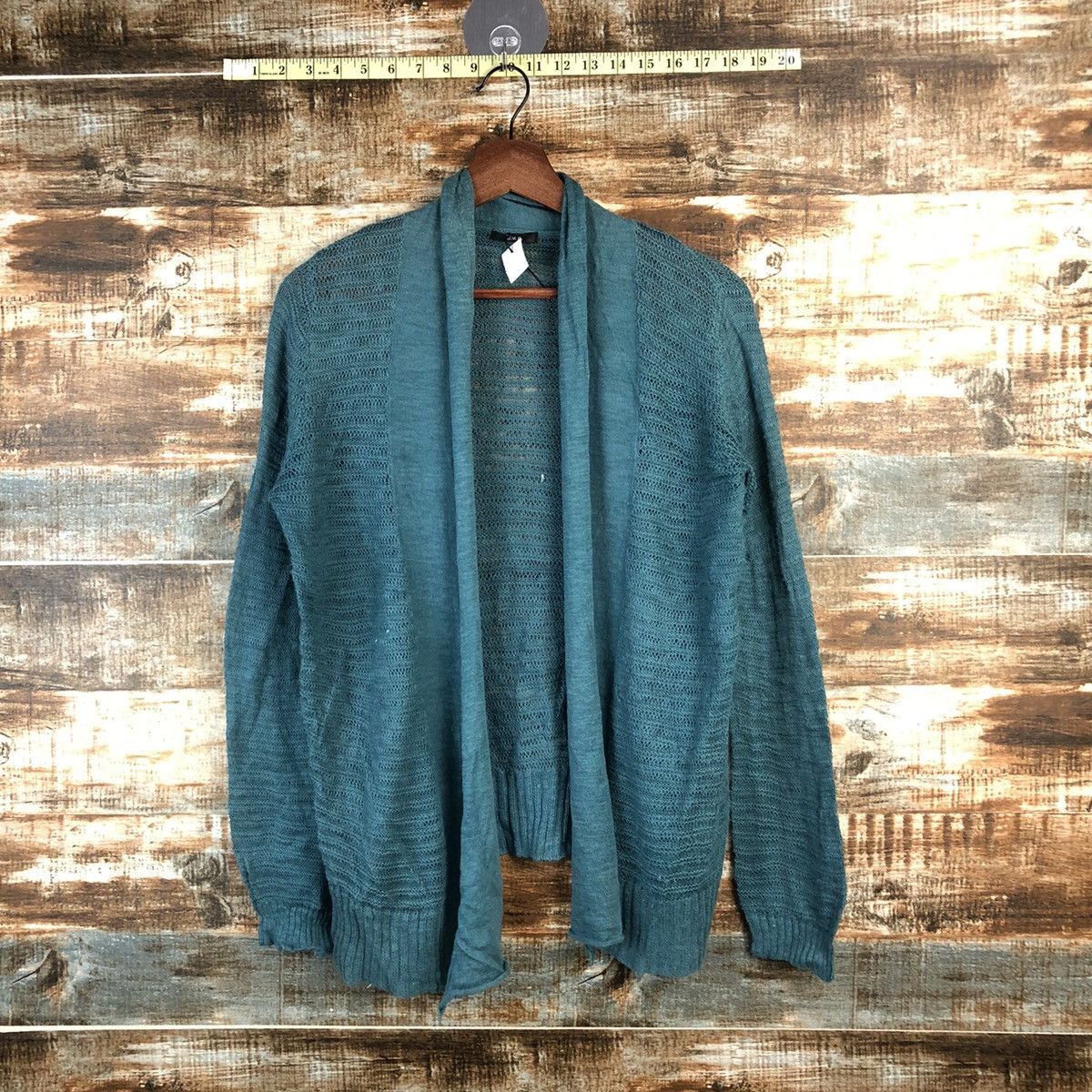 Vintage DL D.V.N Green vintage Cardigan Knitwear #C574 Size US L / EU 52-54 / 3 - 1 Thumbnail