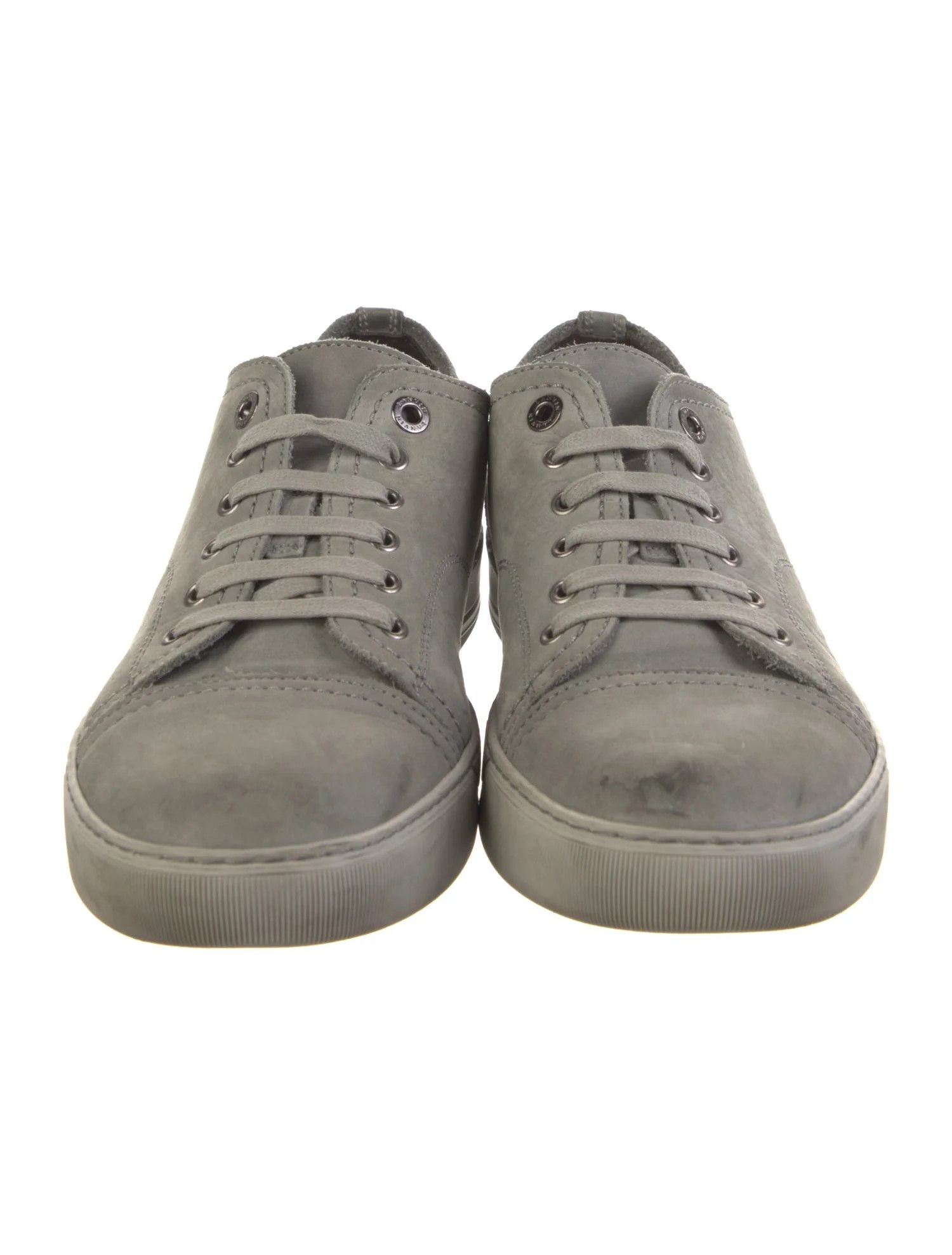 Lanvin oc11z0426 Leather Sneakers in Grey Size US 8 / EU 41 - 3 Thumbnail