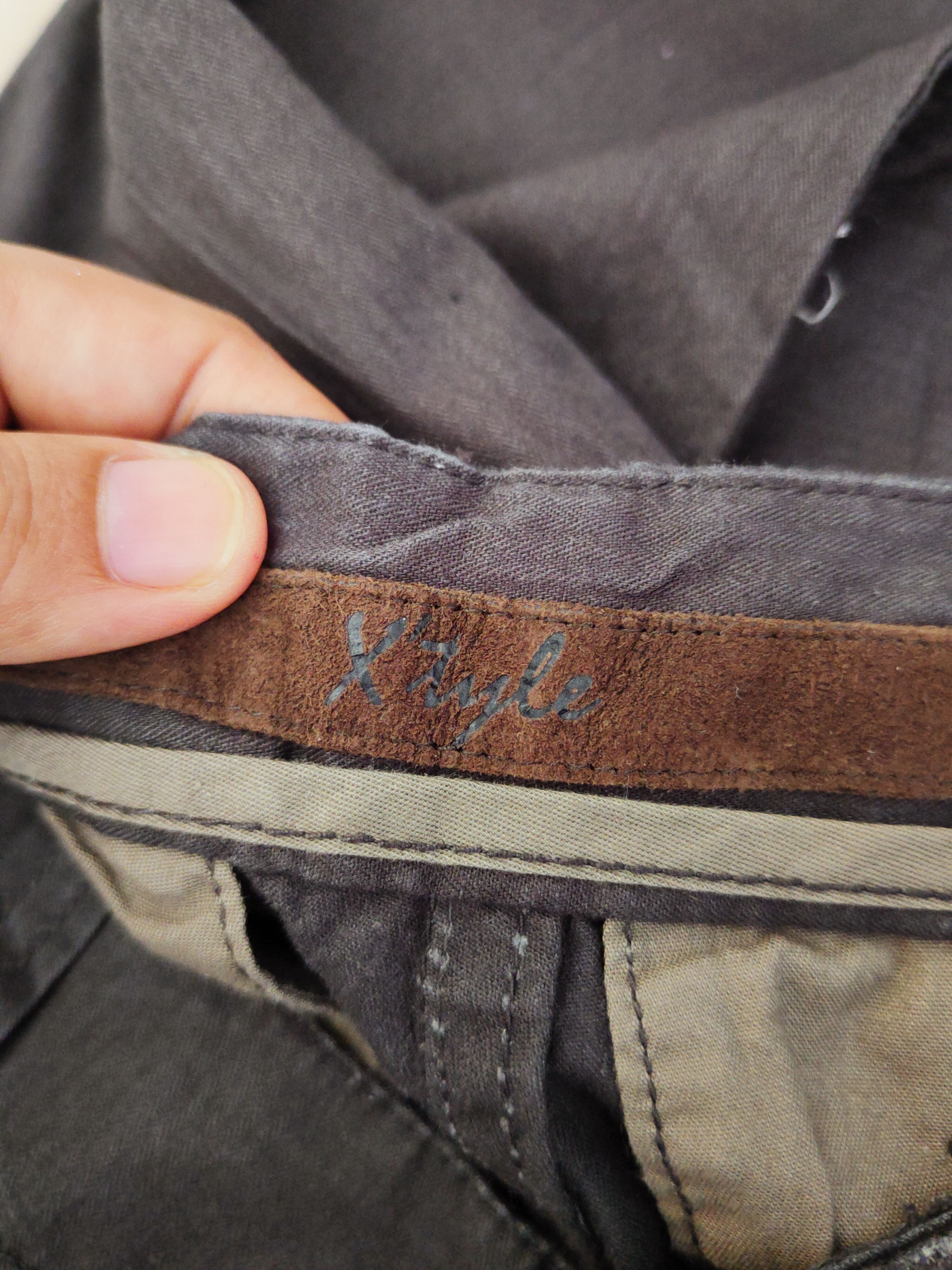 Japanese Brand X'tyle Dark Brown Multipocket Tactical Cargo Pants #W436 Size US 33 - 14 Thumbnail