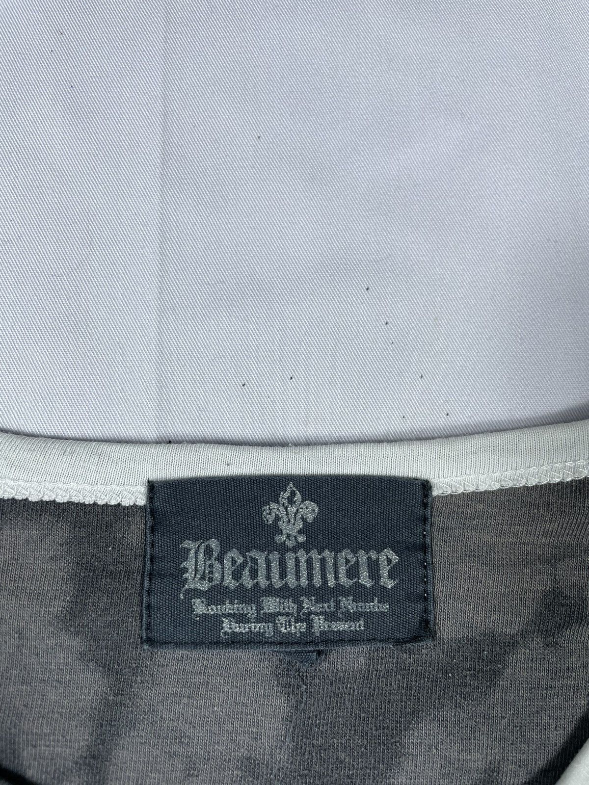 Japanese Brand Beaumere distressed Poem Skull Long sleeve gothicpunk style Size US S / EU 44-46 / 1 - 4 Thumbnail