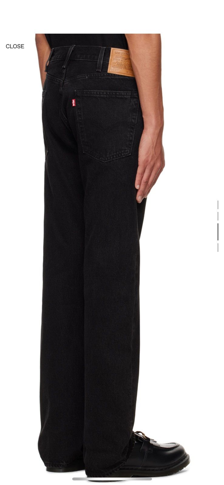 Levi's Levis 517 Bootcut Black Jeans Size US 32 / EU 48 - 3 Thumbnail