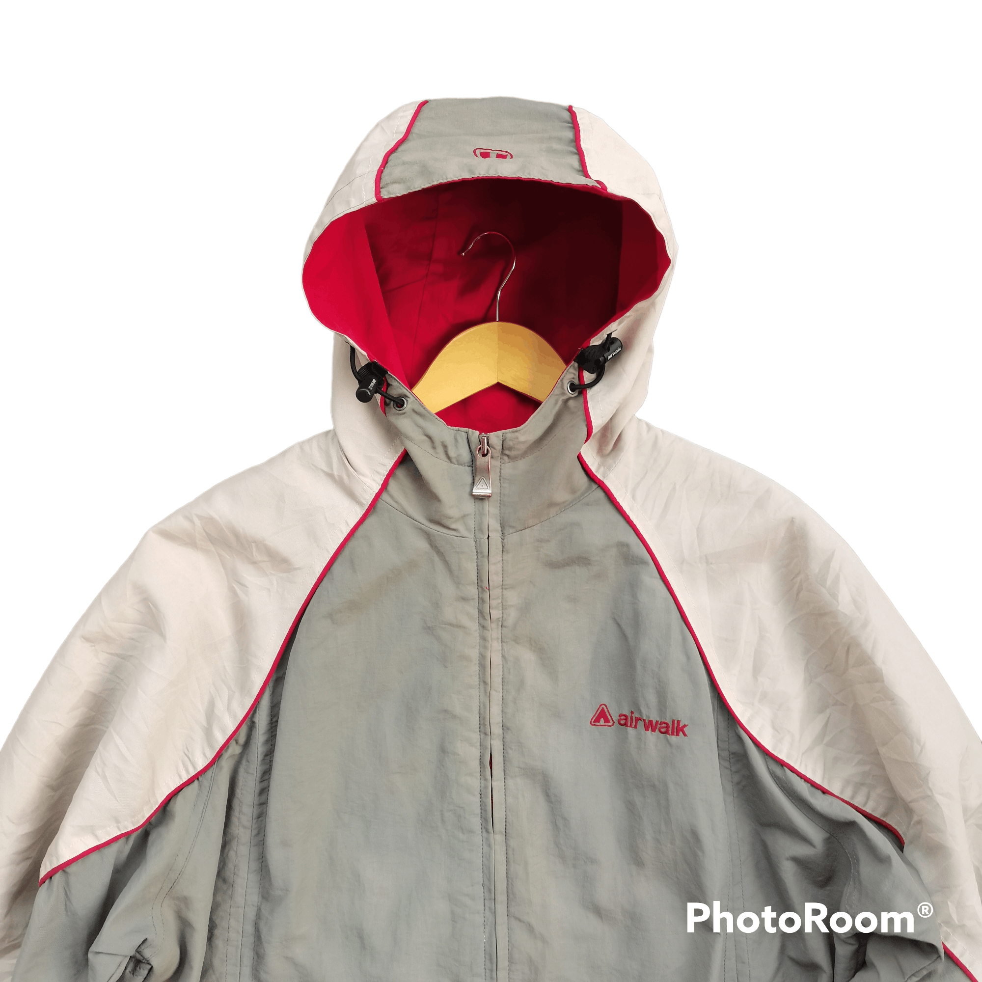 Airwalk × Japanese Brand × Vintage Vintage AIR WALK Hoodie Light Jacket Size US L / EU 52-54 / 3 - 3 Thumbnail