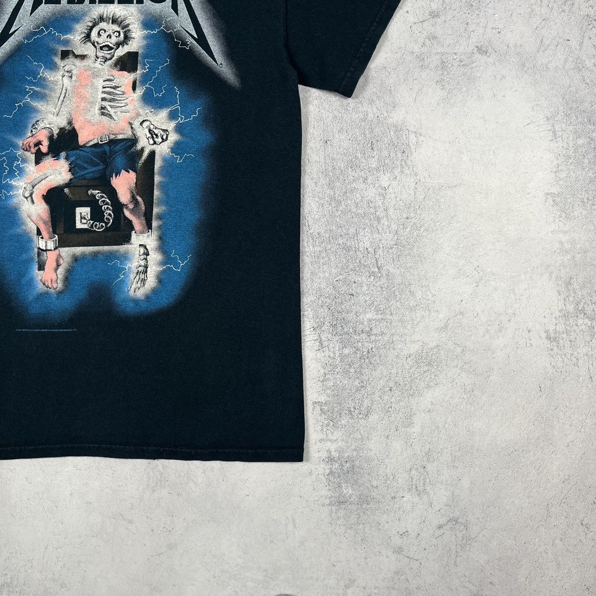 Band Tees Vintage Metallica Ride The Lightning rock band tee 90's Size US S / EU 44-46 / 1 - 4 Thumbnail