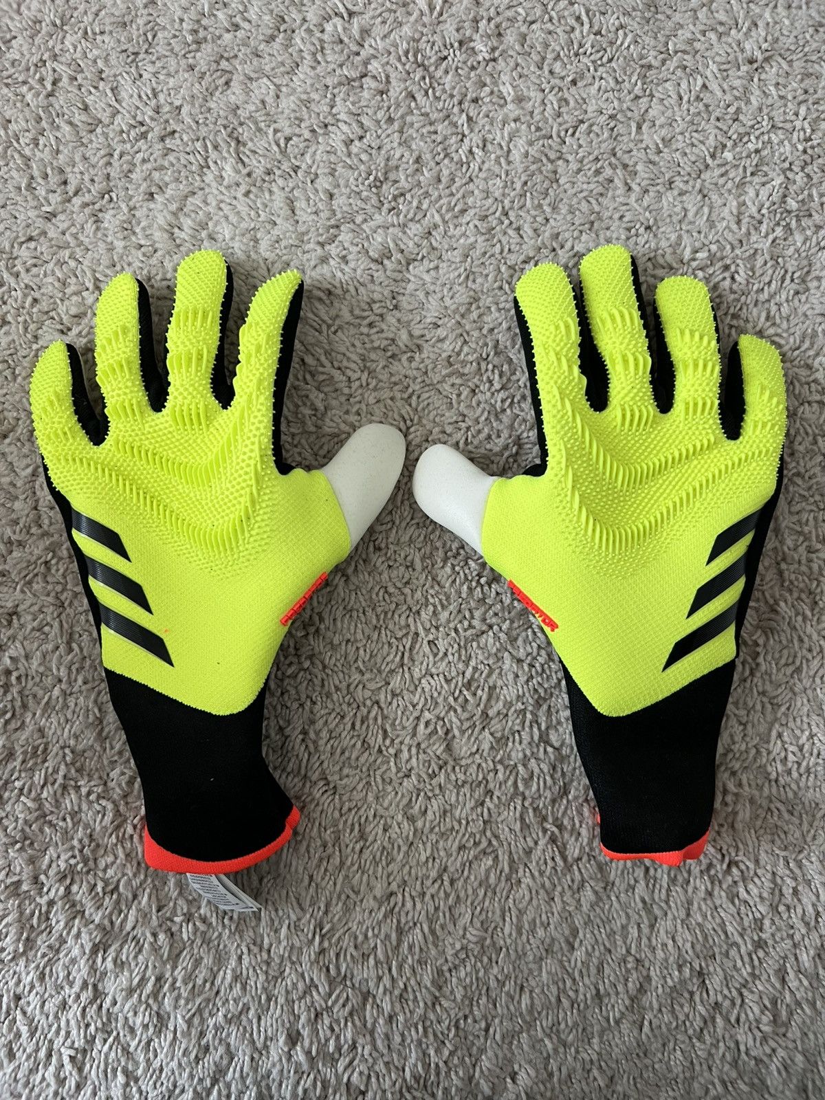 Adidas adidas PREDATOR PRO GL P GOALKEEPER Gloves Solar Yellow $160 Size ONE SIZE - 2 Thumbnail