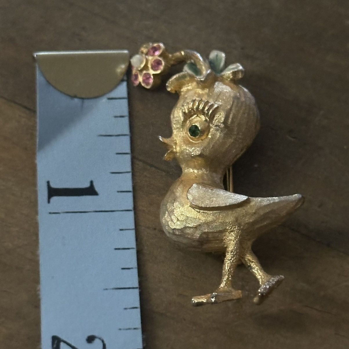 Vintage Vintage MYLU chick with flower brooch Size ONE SIZE - 3 Thumbnail
