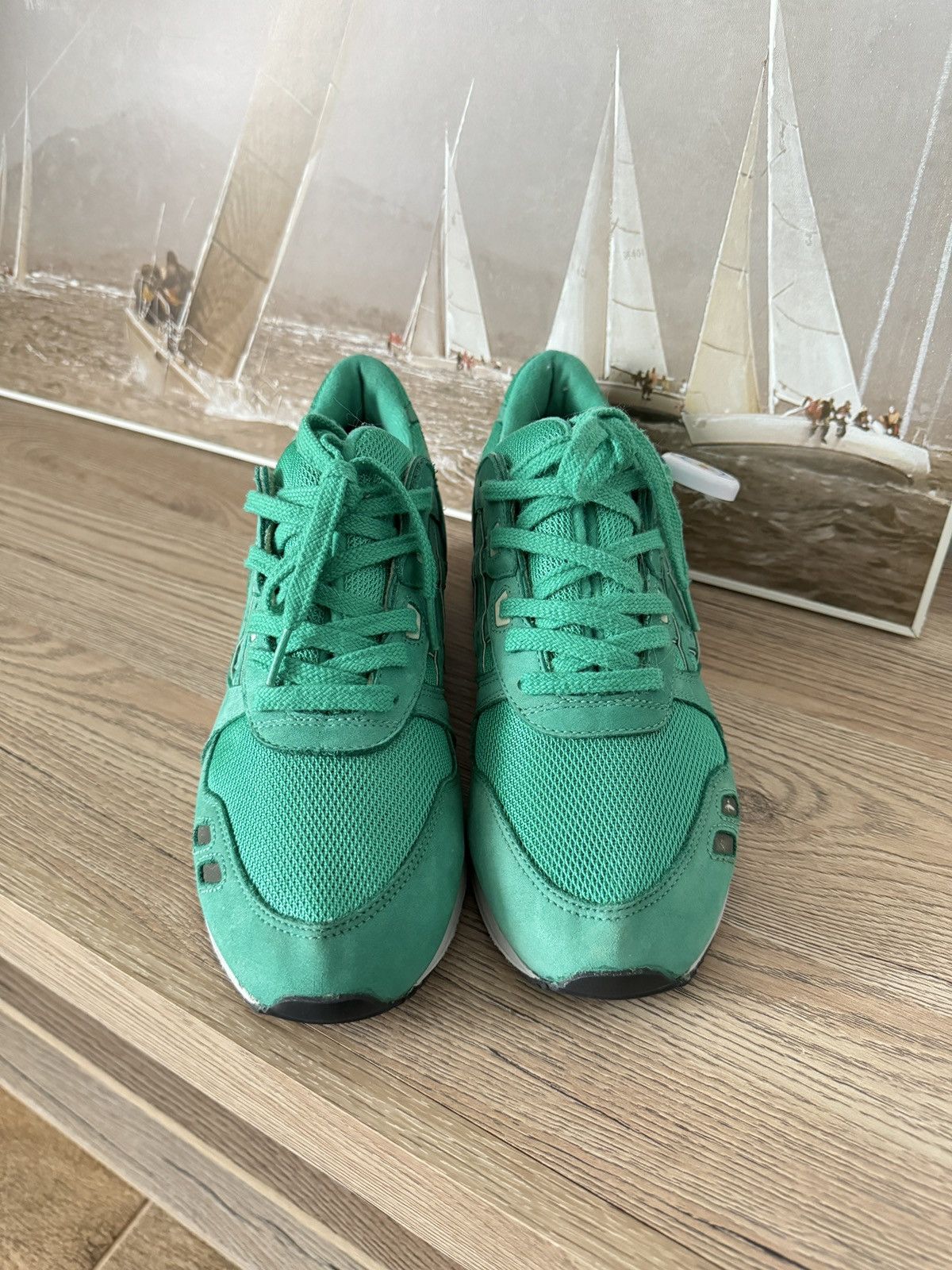 Asics ASICS x Ronnie Fieg Gel Lyte 3 ‘Mint Leaf’ H10FK Size US 9 / EU 42 - 2 Thumbnail