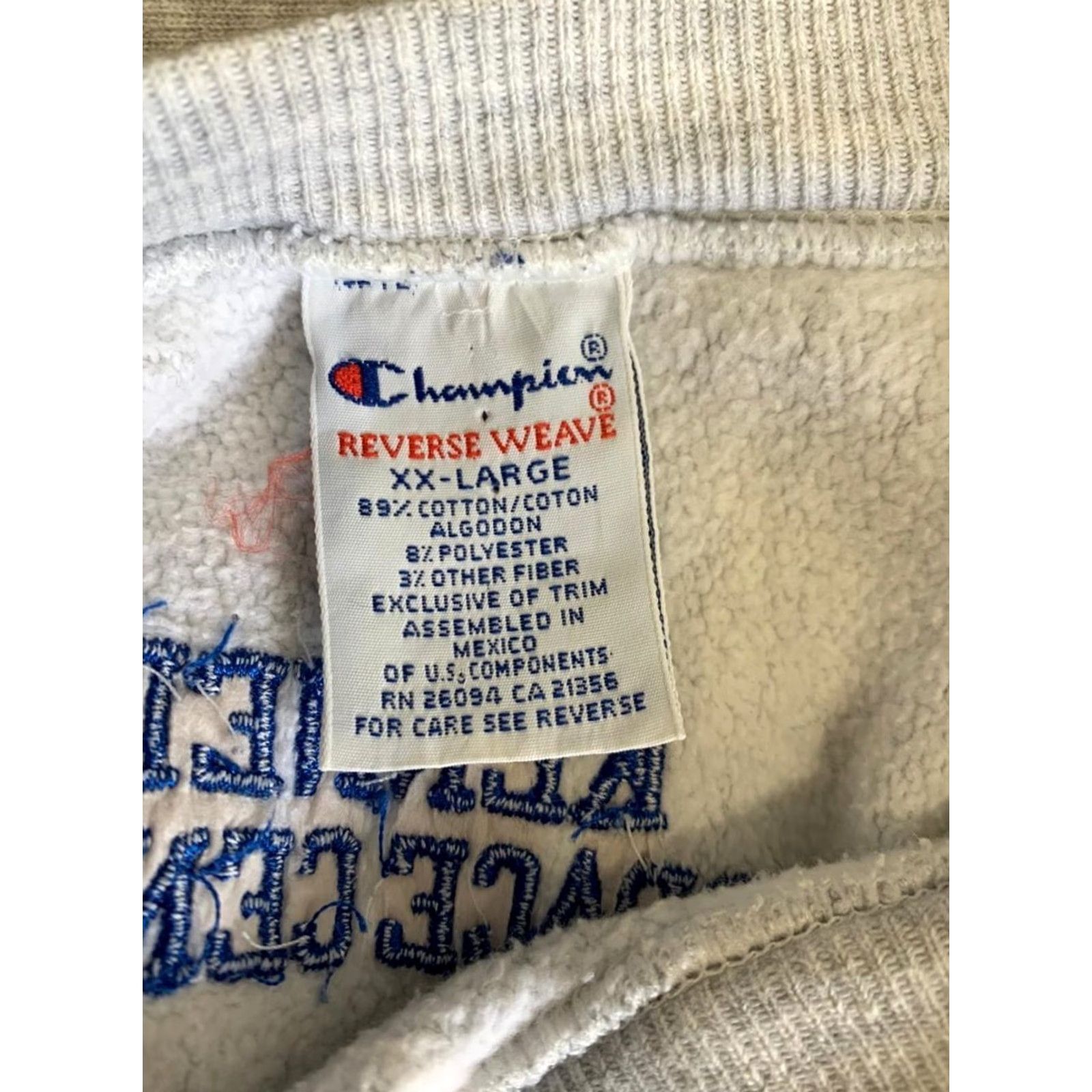 Champion VINTAGE Champion Sweatshirt Reverse Weave Kennedy Space Center NASA Gray XXL Mens Size US XXL / EU 58 / 5 - 3 Thumbnail