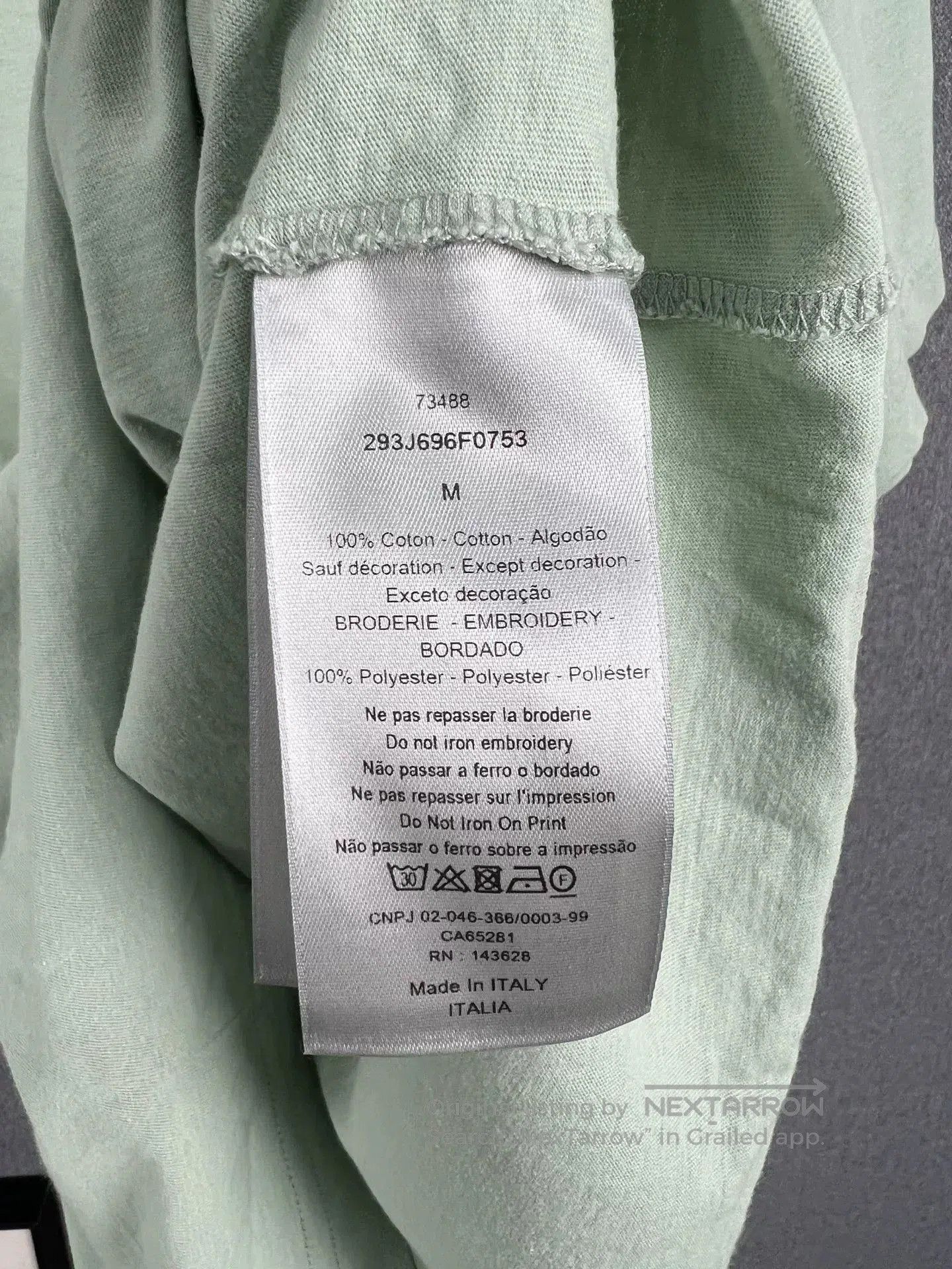 Dior dior landscape embroidery logo short sleeve. Size US M / EU 48-50 / 2 - 5 Thumbnail