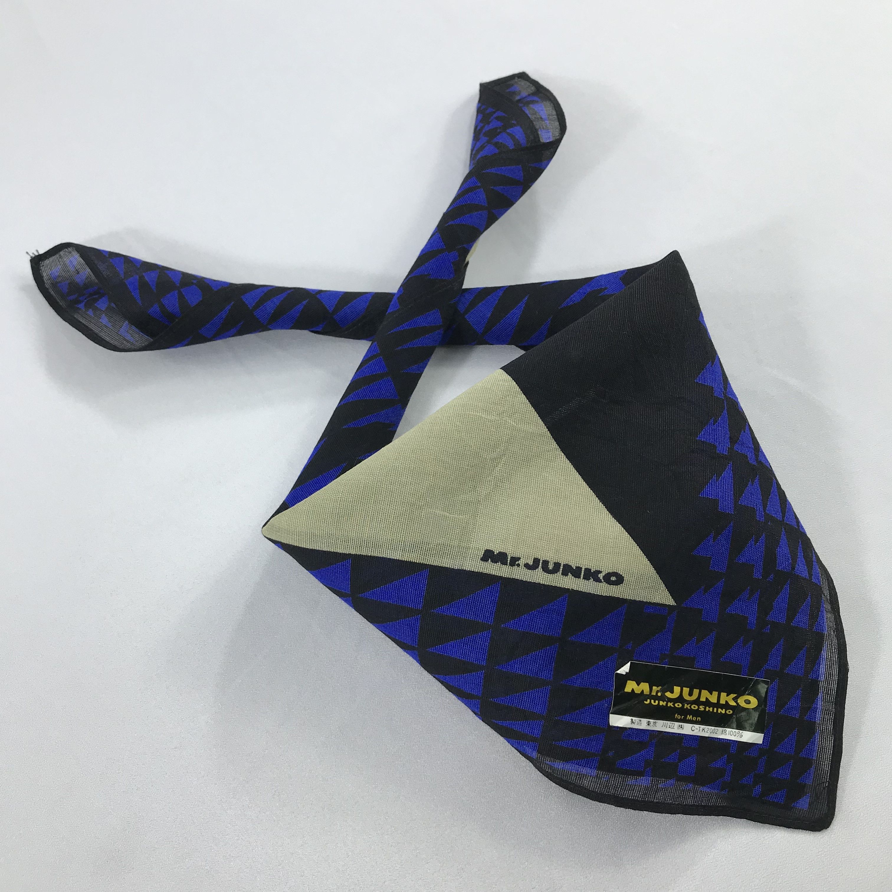 Mr. Junko × Vintage Mr. Junko Bandana / Handkerchief / Neckerchief - S2549 Size ONE SIZE - 4 Thumbnail