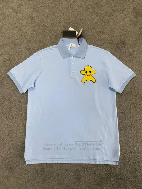 Burberry Burberry Blue Cotton Men's Polo. Size US L / EU 52-54 / 3 - 1 Thumbnail