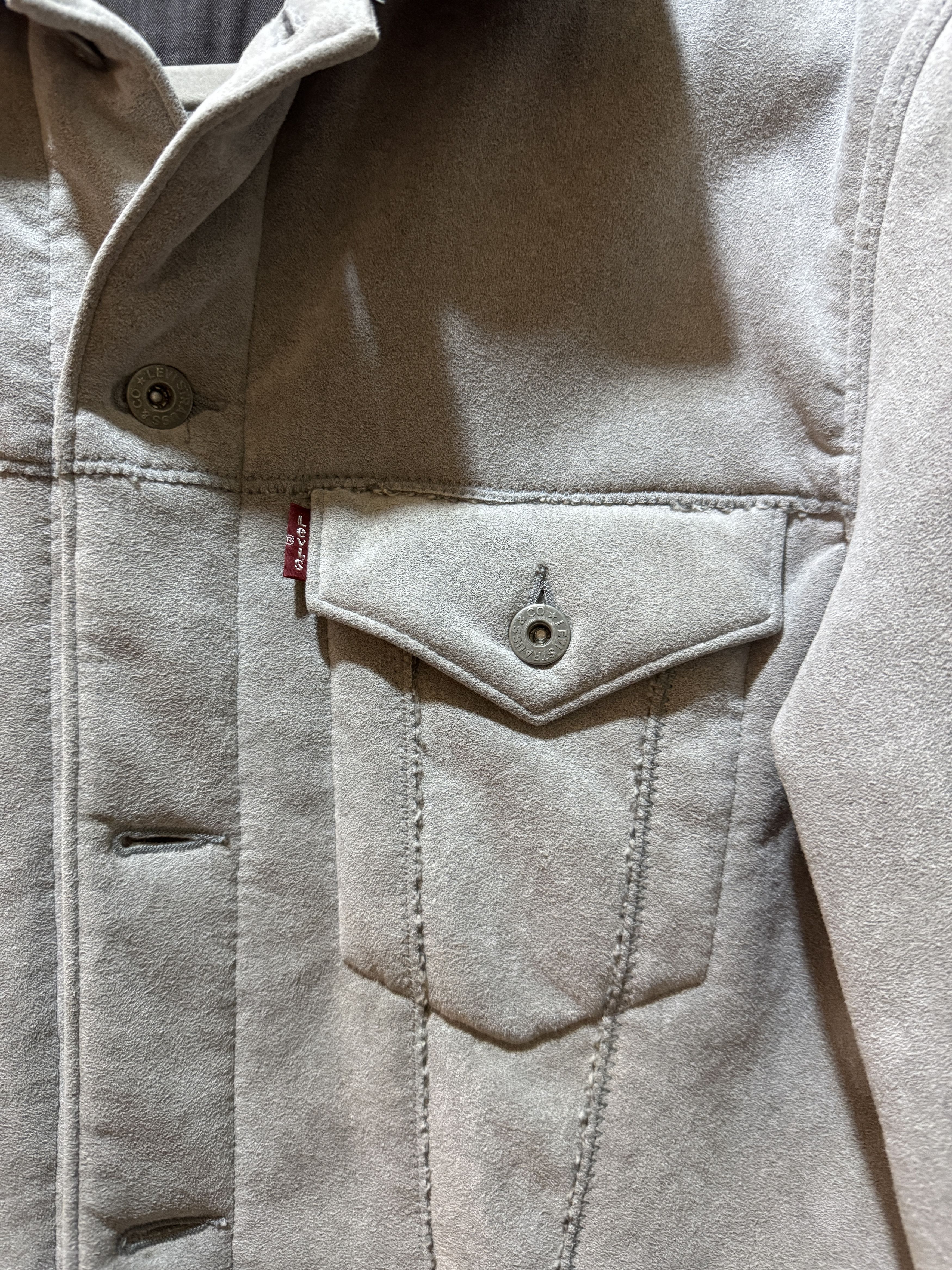 Junya Watanabe × Levi's Suede Jacket Size US XL / EU 56 / 4 - 4 Thumbnail
