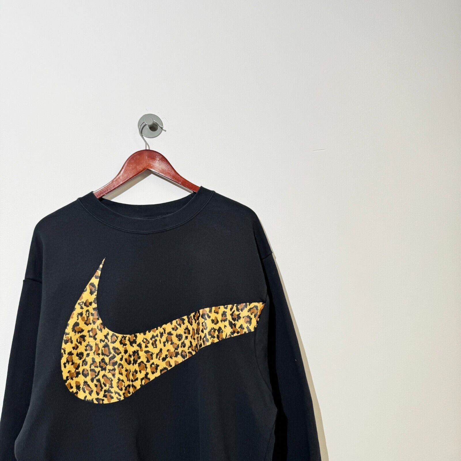 Nike Nike Unisex Black Cotton Crewneck Size S Panther Print Y2k Size US S / EU 44-46 / 1 - 2 Thumbnail