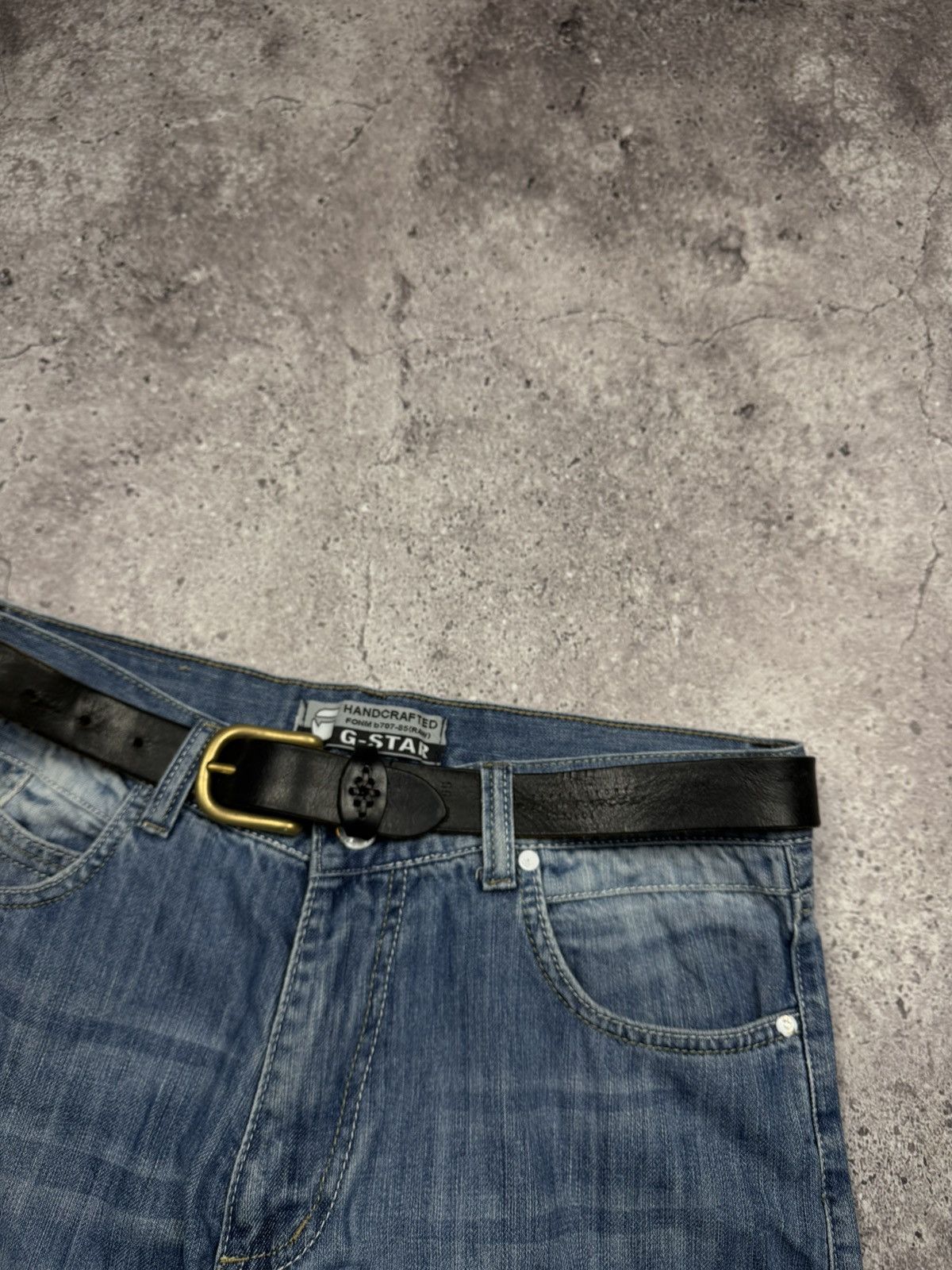 Japanese Brand 00’s NUMBER NINE STYLE JAPAN LEATHER Y2K BELT VINTAGE Size ONE SIZE - 3 Thumbnail