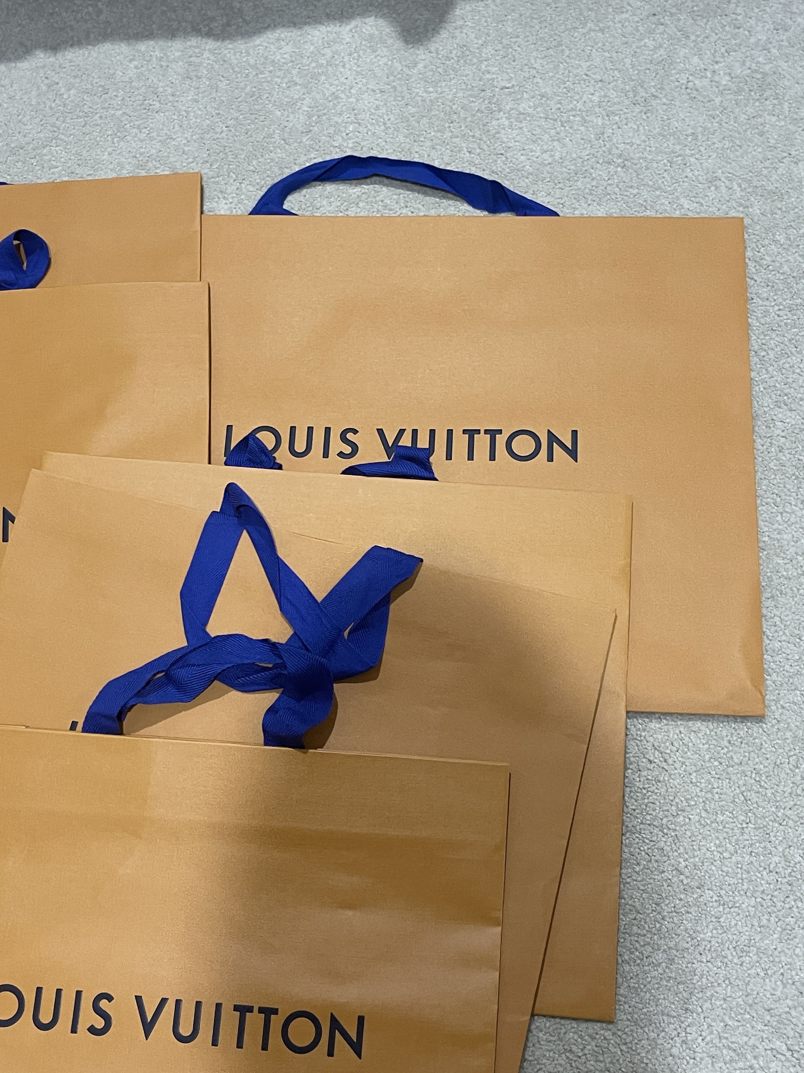Louis Vuitton Louis Vuitton Orange Shopping Bags - All Sizes Size ONE SIZE - 6 Thumbnail