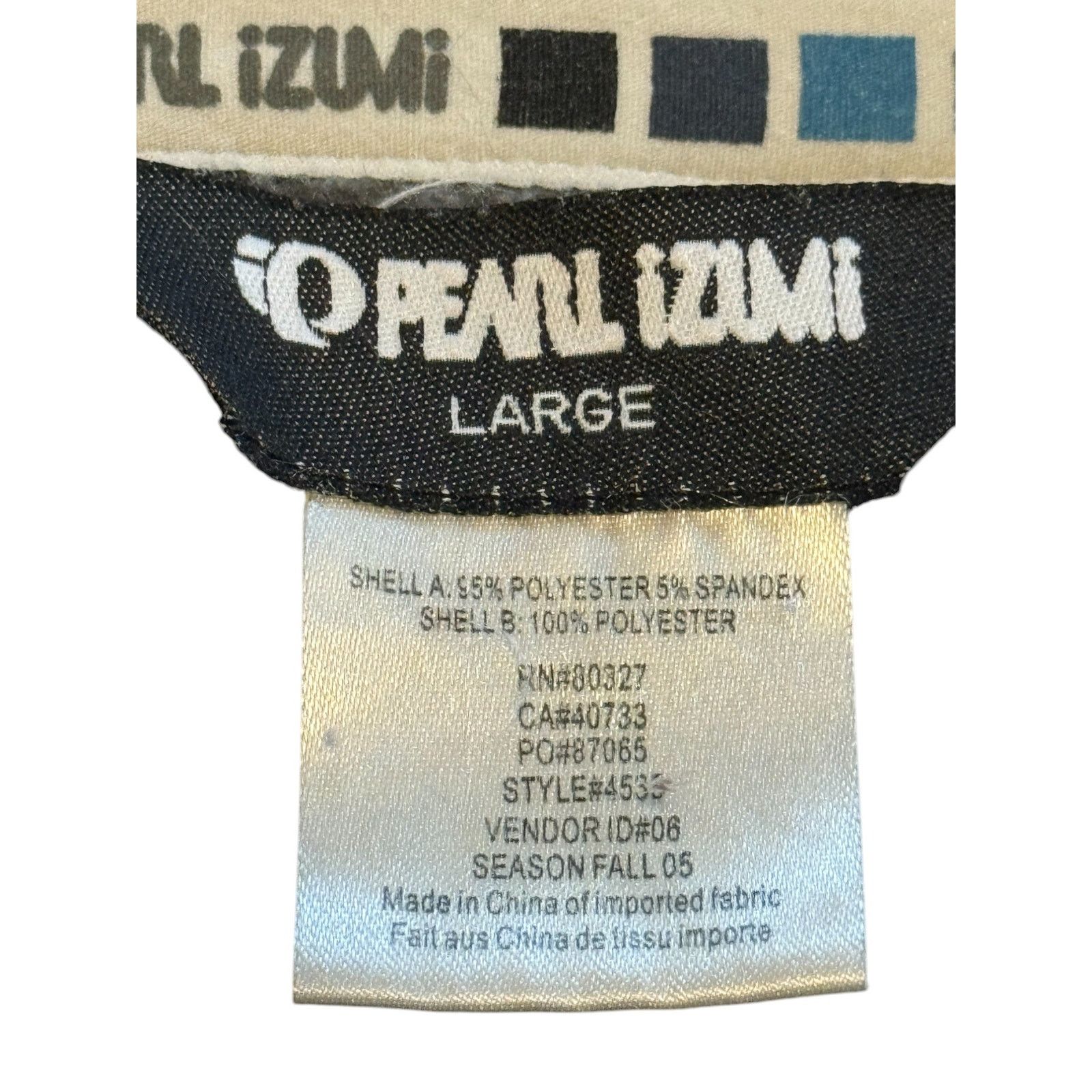 PEARL iZUMi Pearl Izumi Jacket Men Large Blue Full Zip Mountain Bike Size US L / EU 52-54 / 3 - 6 Thumbnail